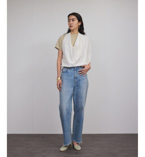 SALON adam et rope'「【SERA STUDIO（セーラスタジオ）】DRAPED SCARF TOP」|シャツ・ブラウス|