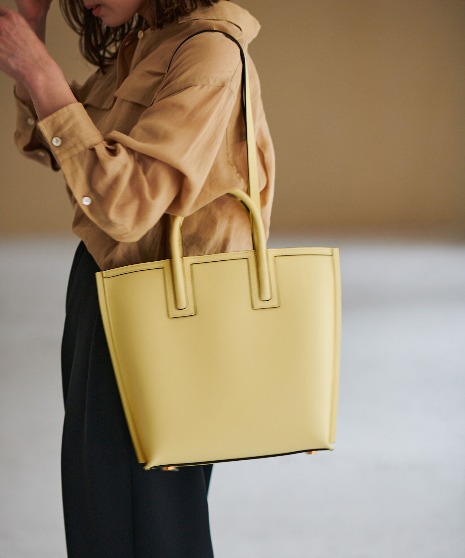 E'POR「【WEB限定】【E'POR】LIMITED MODEL Ree Medium（リー）」|トートバッグ|クリーム(83)