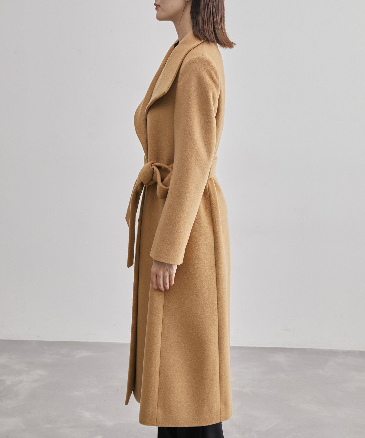 ROPE「2WAYプレミアムカシミヤロングコート」|チェスターコート|
