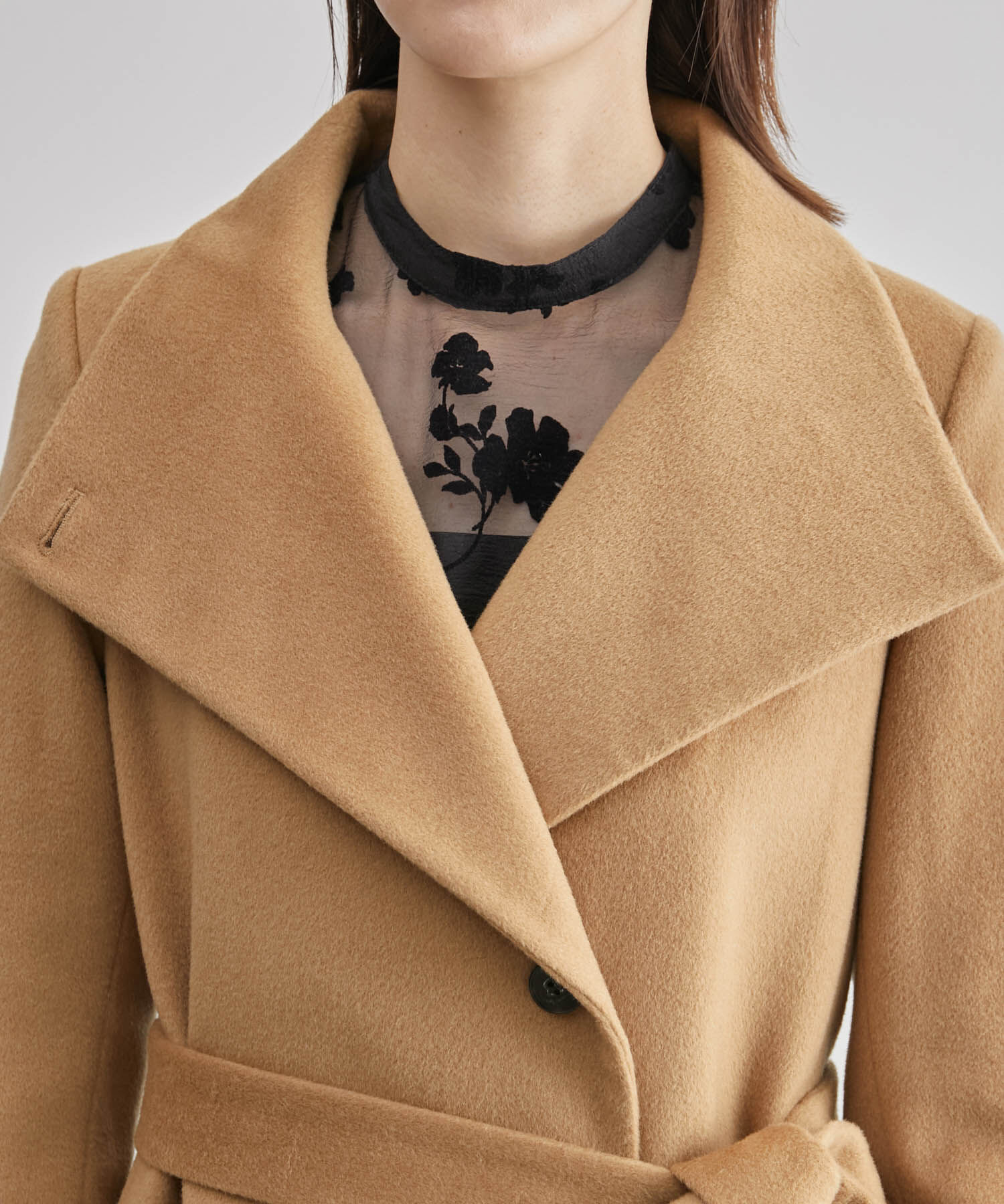 ROPE「2WAYプレミアムカシミヤロングコート」|チェスターコート|