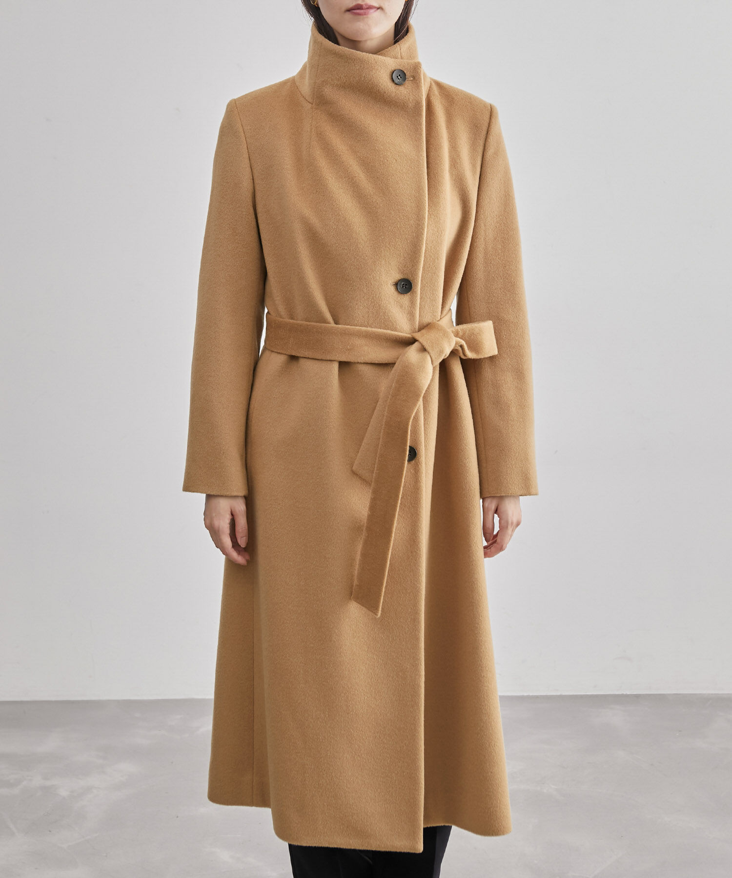 ROPE「2WAYプレミアムカシミヤロングコート」|チェスターコート|