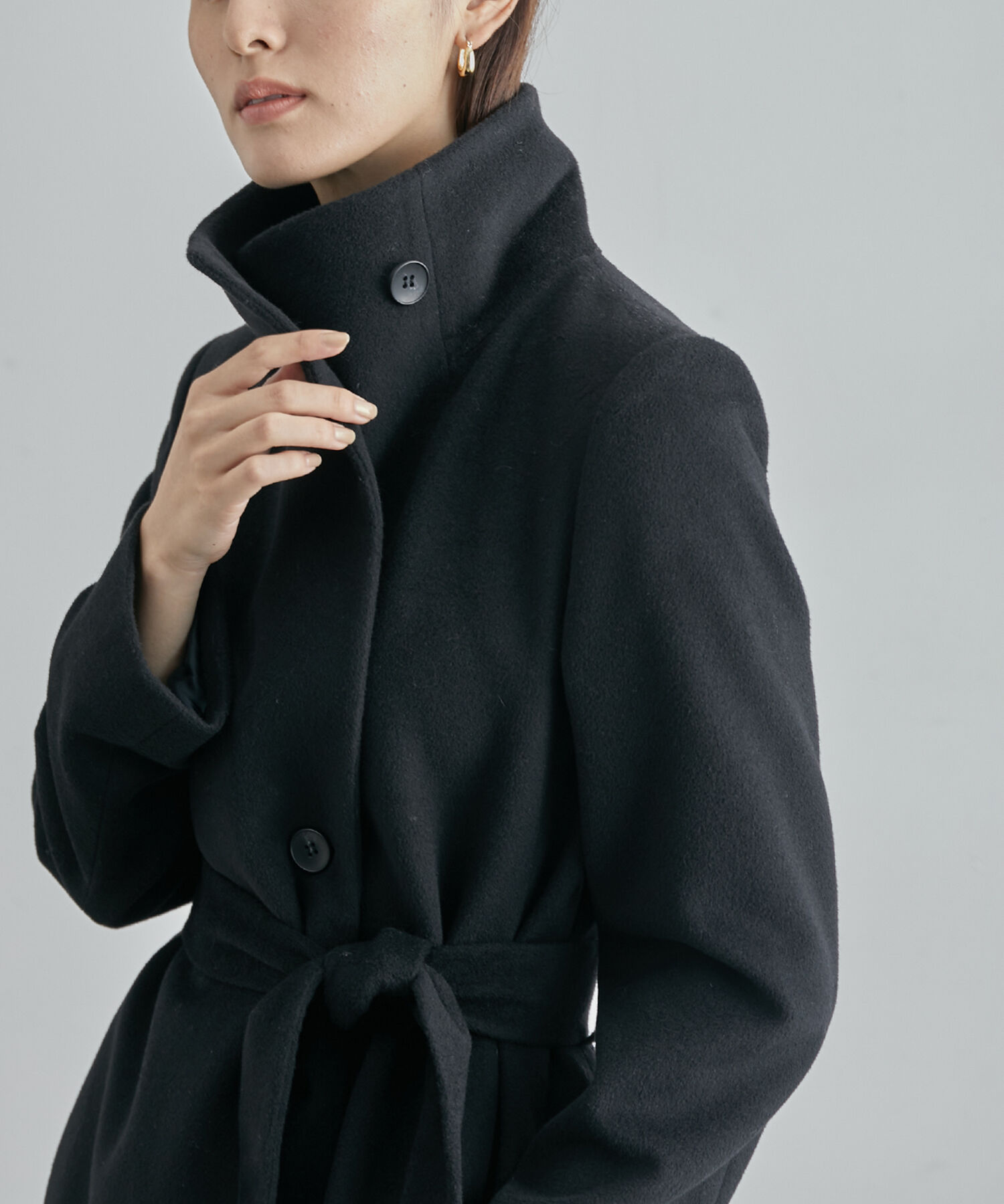 ROPE「2WAYプレミアムカシミヤロングコート」|チェスターコート|