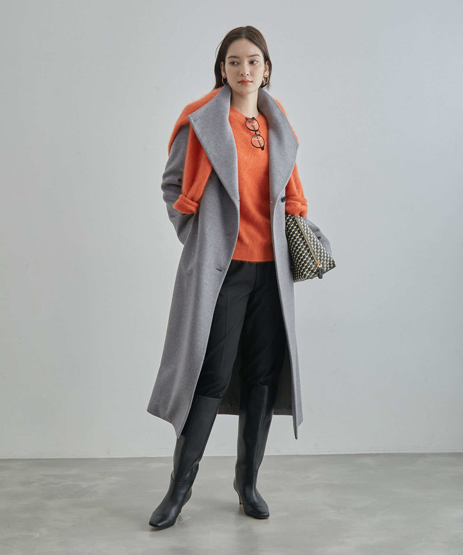 ROPE「2WAYプレミアムカシミヤロングコート」|チェスターコート|