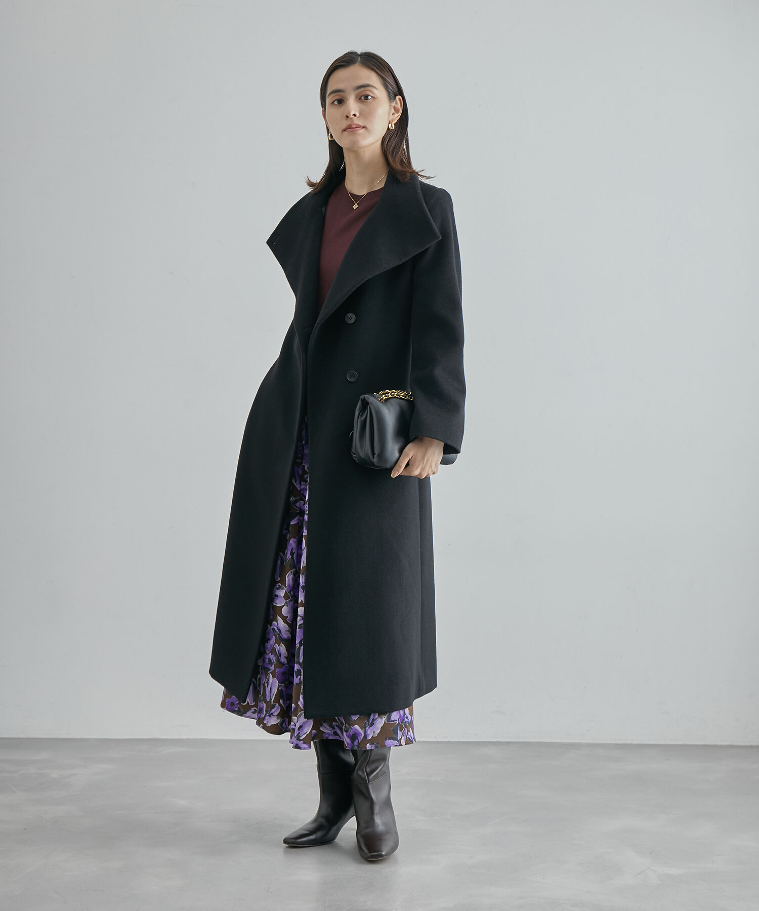 ROPE「2WAYプレミアムカシミヤロングコート」|チェスターコート|