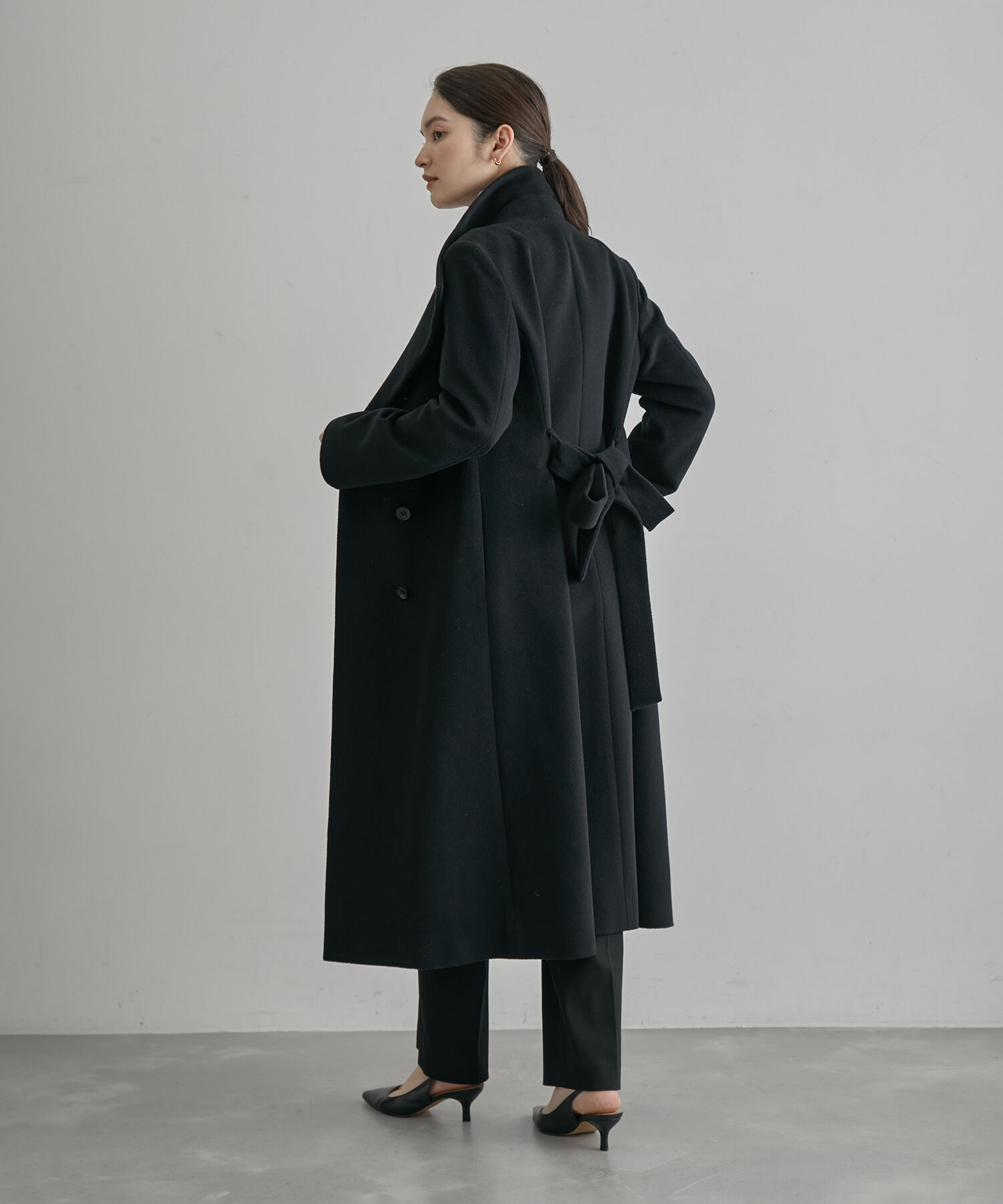 ROPE「2WAYプレミアムカシミヤロングコート」|チェスターコート|