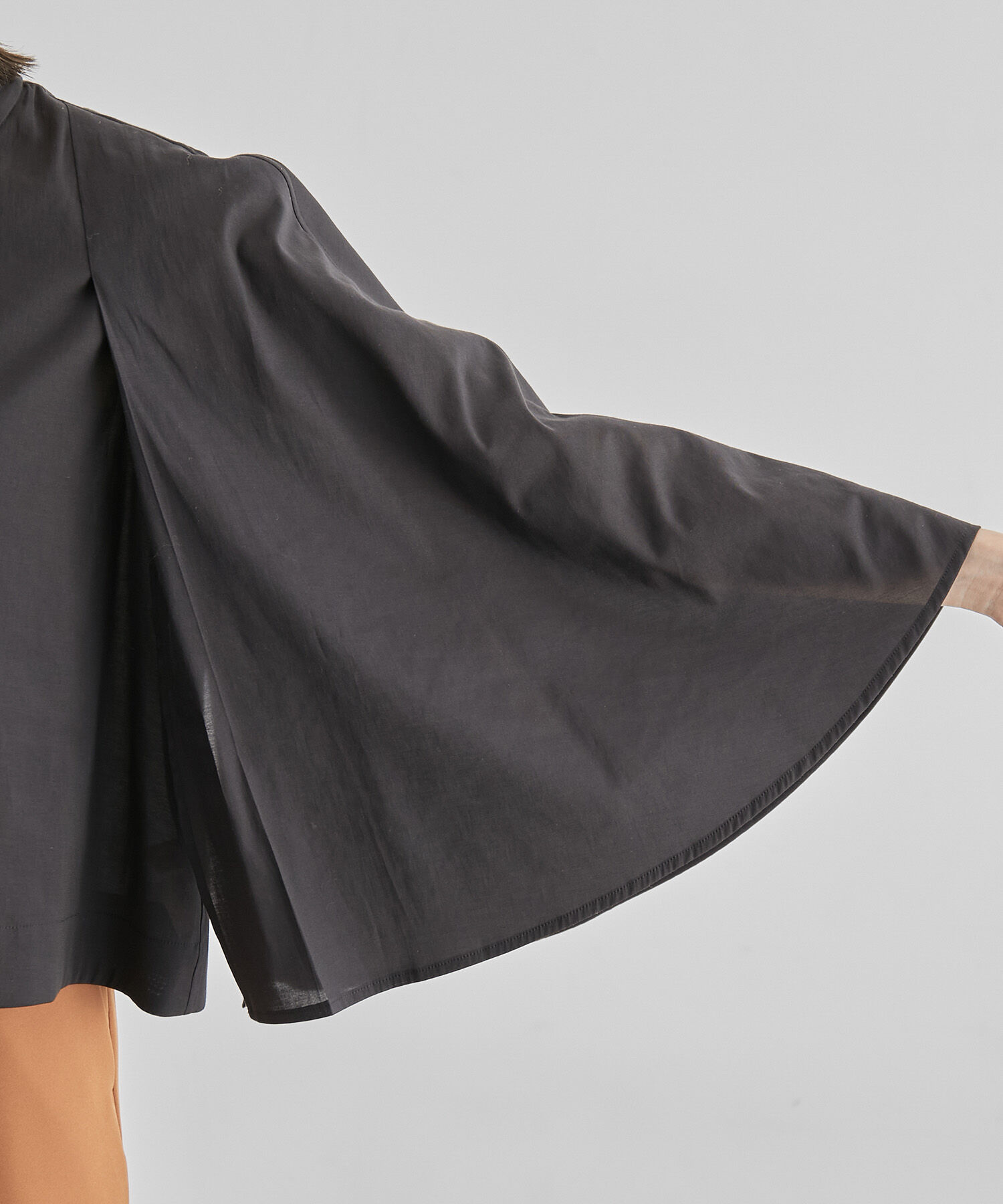 ROPE「シアーケープカーディブラウス」|シャツ・ブラウス|