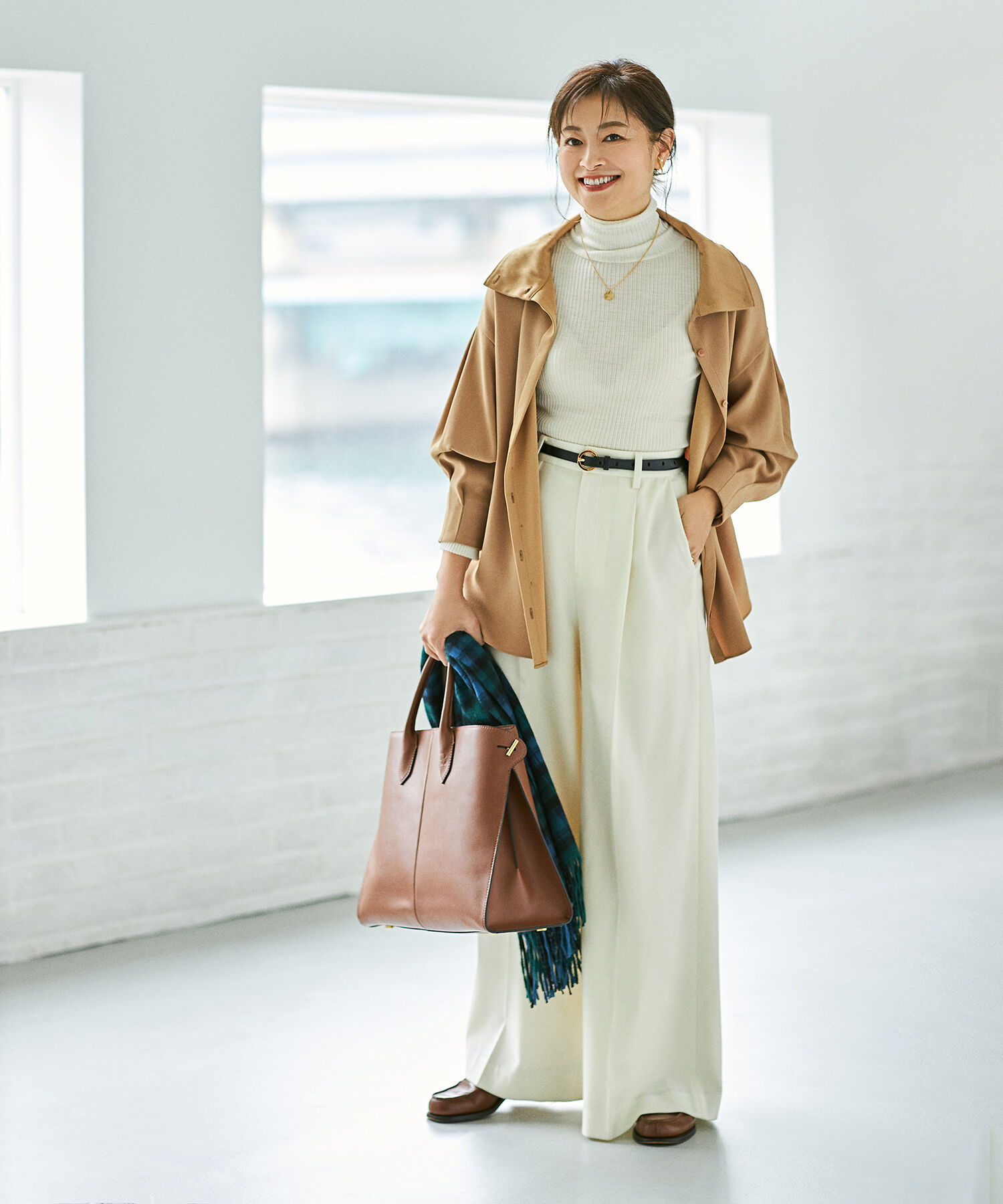 ROPE「2WAYジョーゼットブラウス【エディター三尋木奈保さんコラボ】」|シャツ・ブラウス|