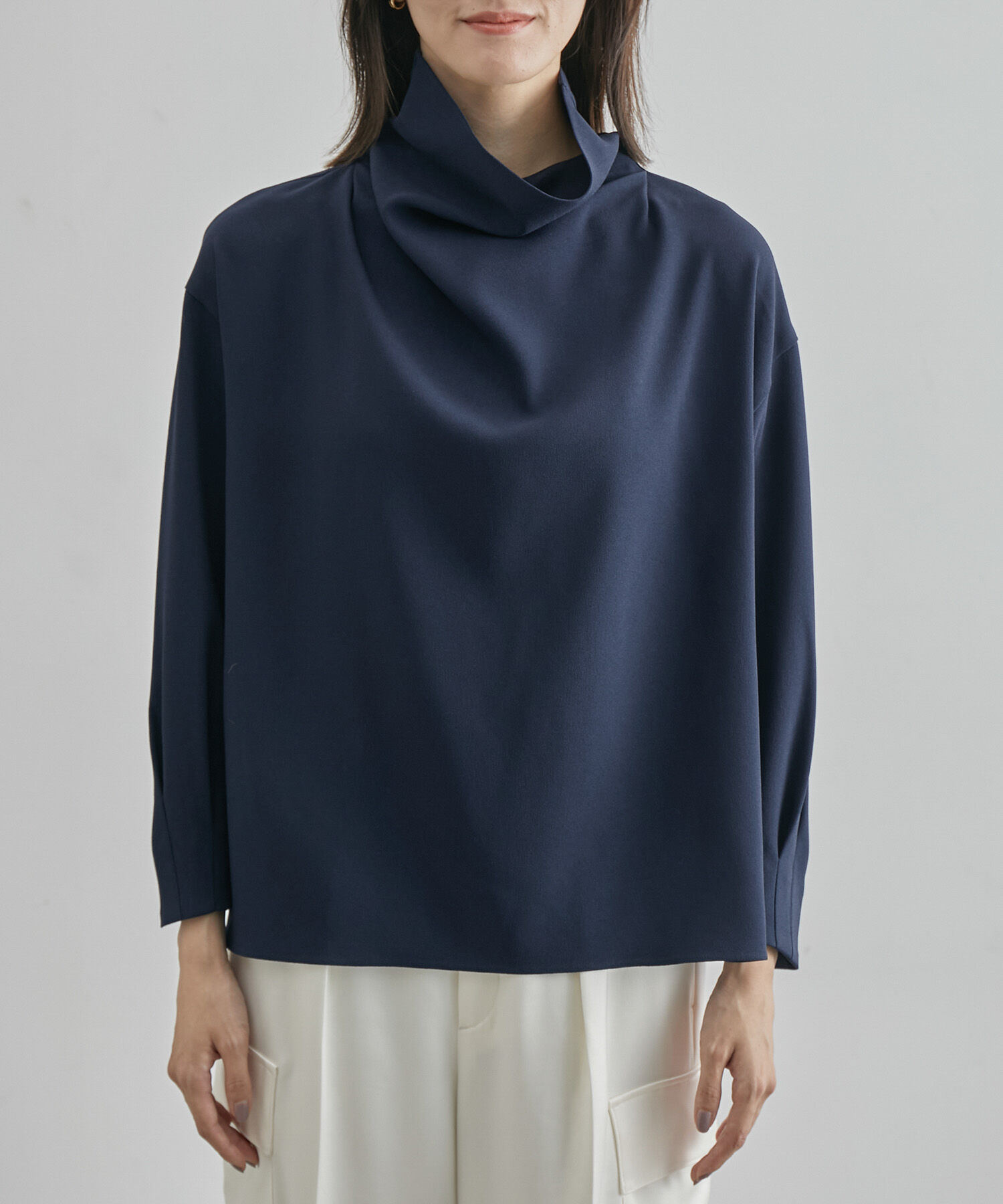 ROPE「2WAYジョーゼットブラウス【エディター三尋木奈保さんコラボ】」|シャツ・ブラウス|