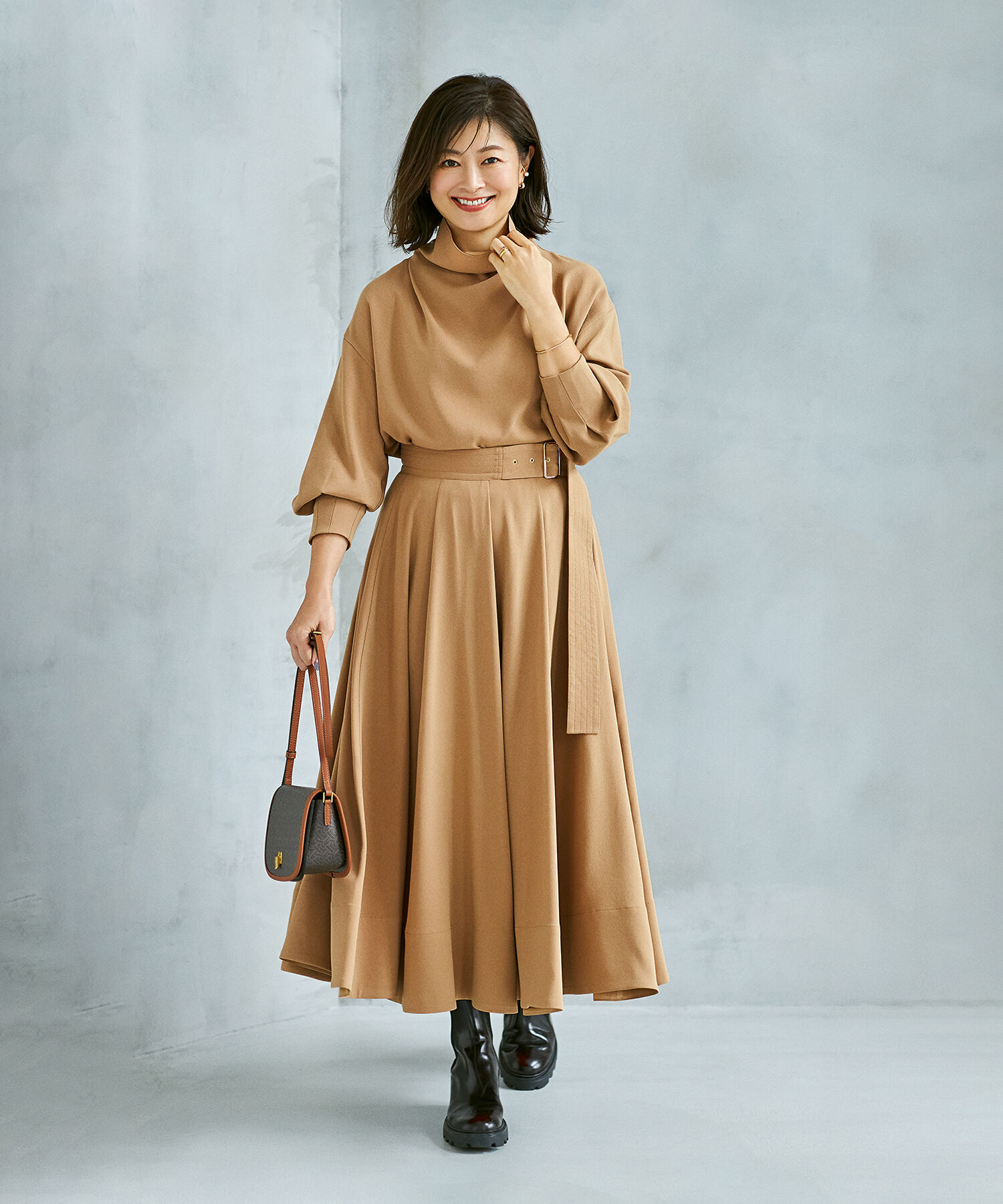 ROPE「2WAYジョーゼットブラウス【エディター三尋木奈保さんコラボ】」|シャツ・ブラウス|