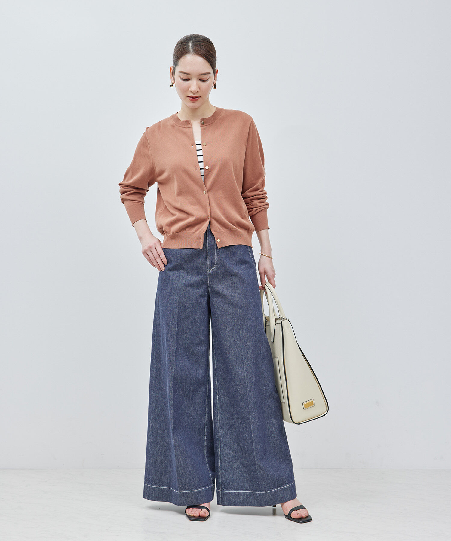 ROPE「【洗える】シルクプロテインニットタンクトップ【メディア掲載】」|タンクトップ|