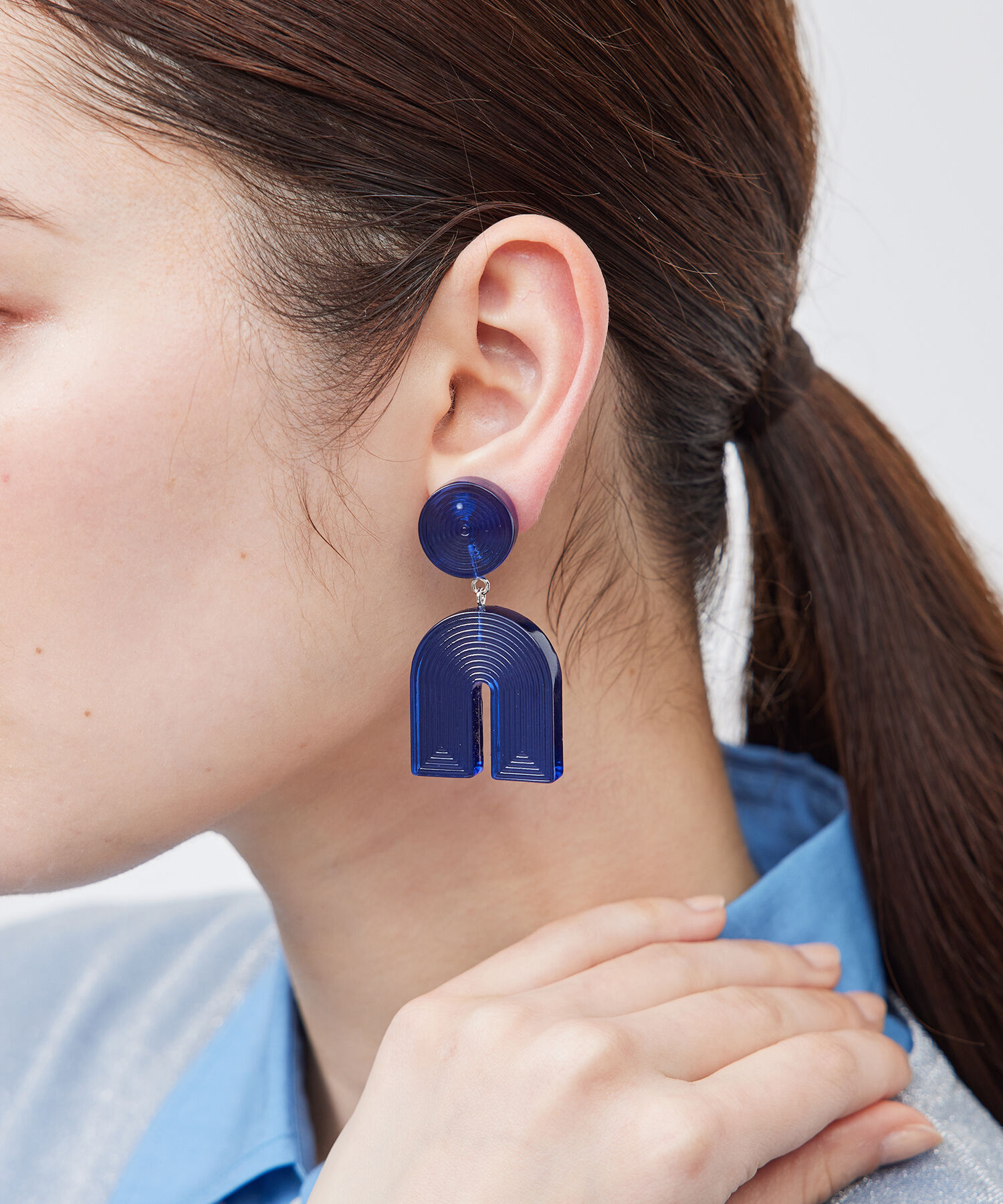 ROPE「ウェービングモチーフイヤリング【メディア掲載】」|イヤリング|