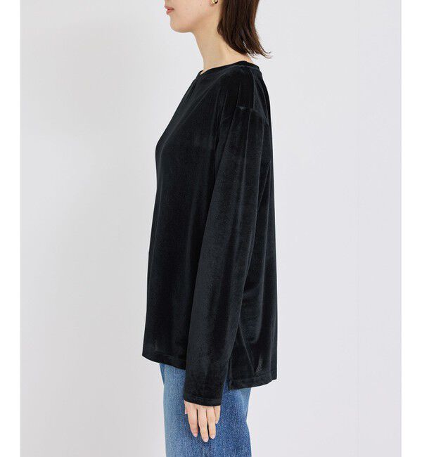 ROPE「シアーベロアクルーネックロングスリーブ」|Tシャツ・カットソー|