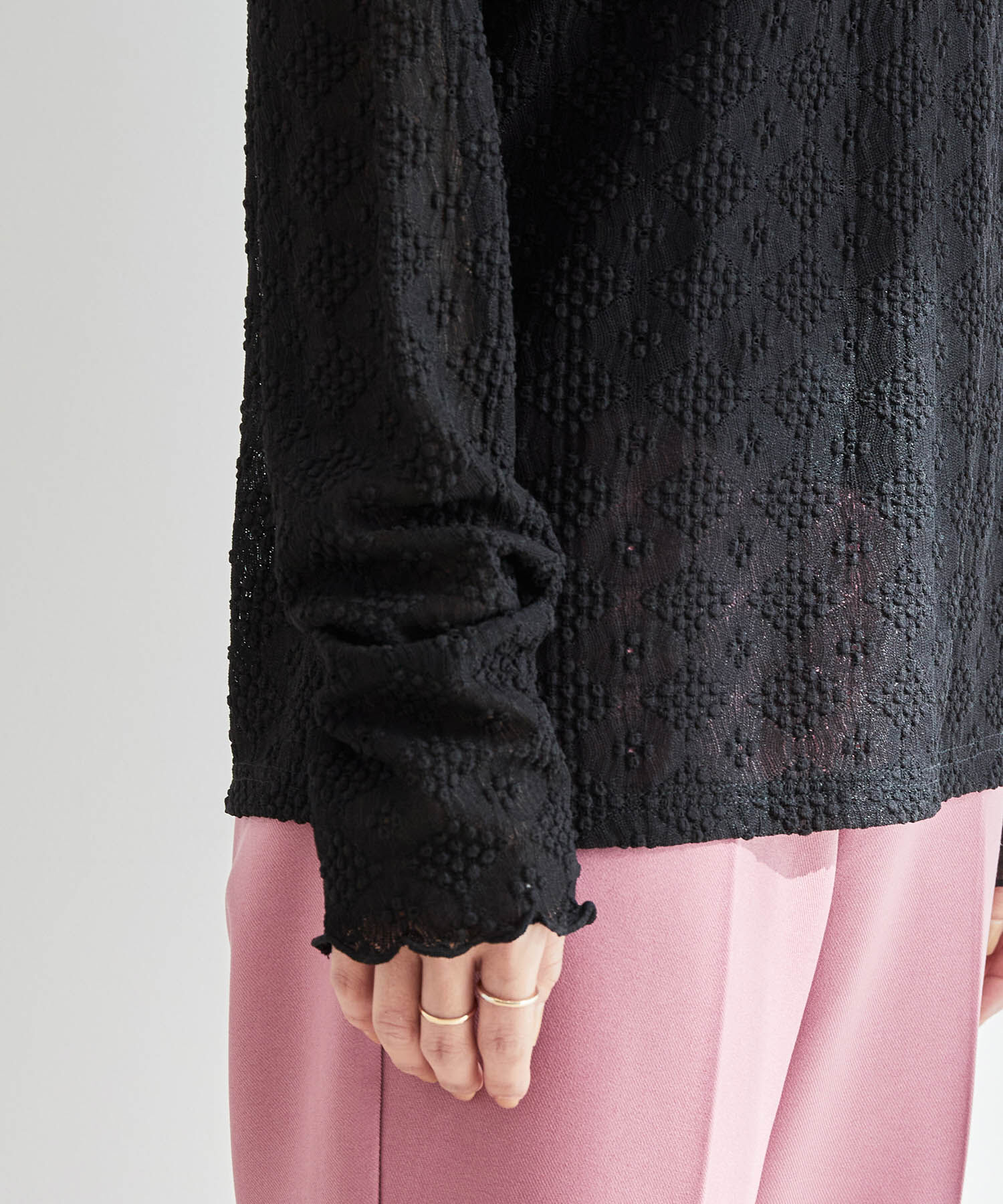 vis-a-vis「【WEB限定】万能カラーレースインナー」|Tシャツ・カットソー|