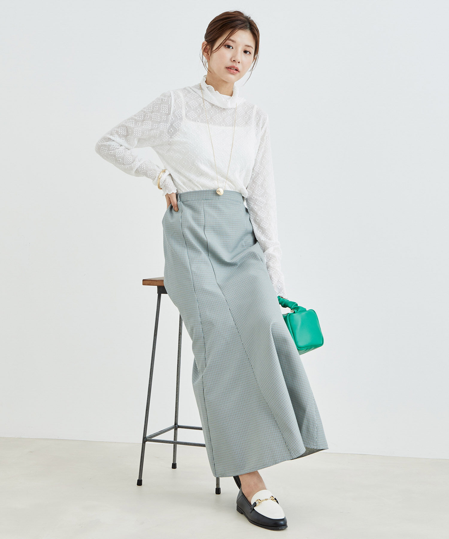 vis-a-vis「【WEB限定】万能カラーレースインナー」|Tシャツ・カットソー|