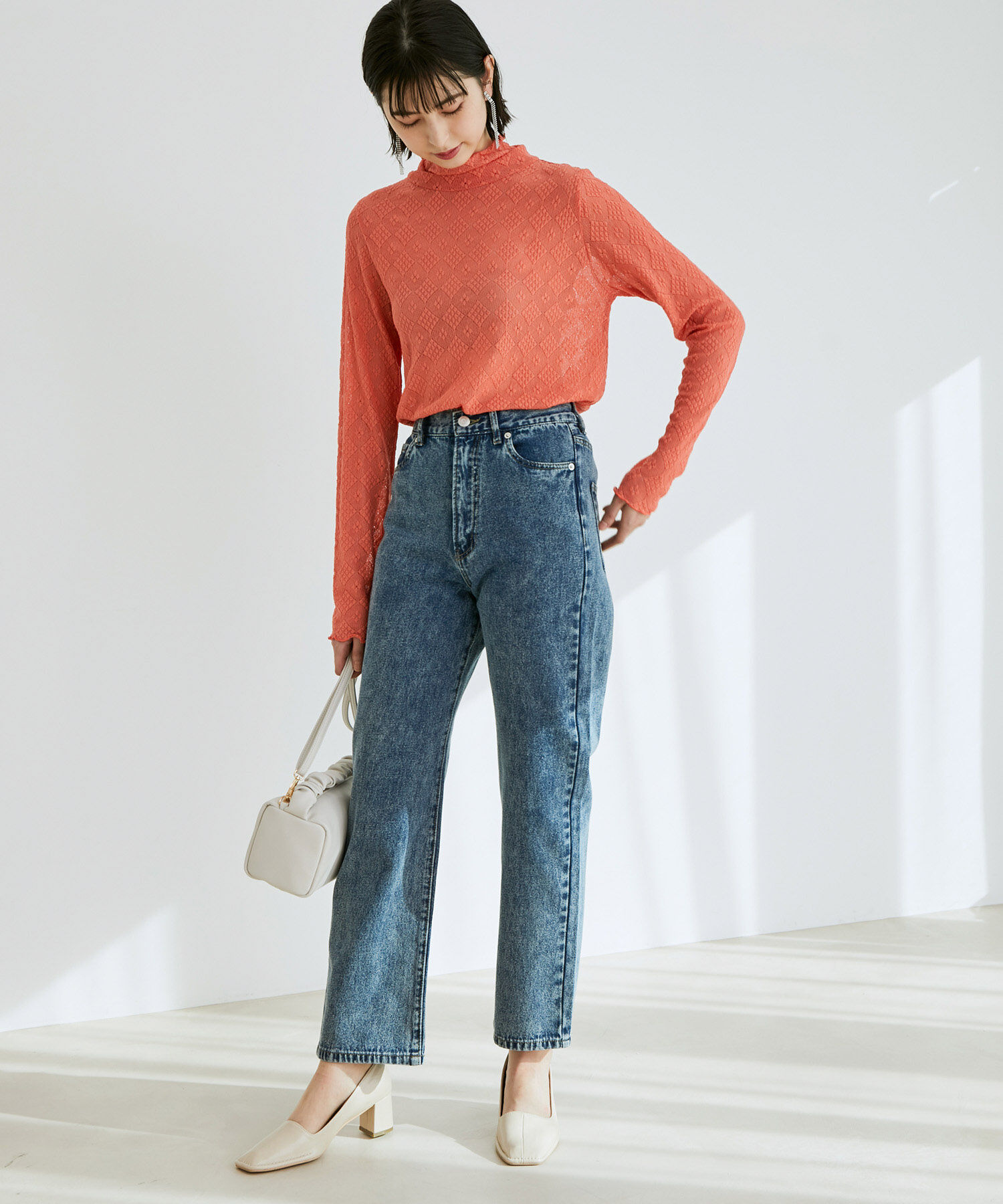 vis-a-vis「【WEB限定】万能カラーレースインナー」|Tシャツ・カットソー|