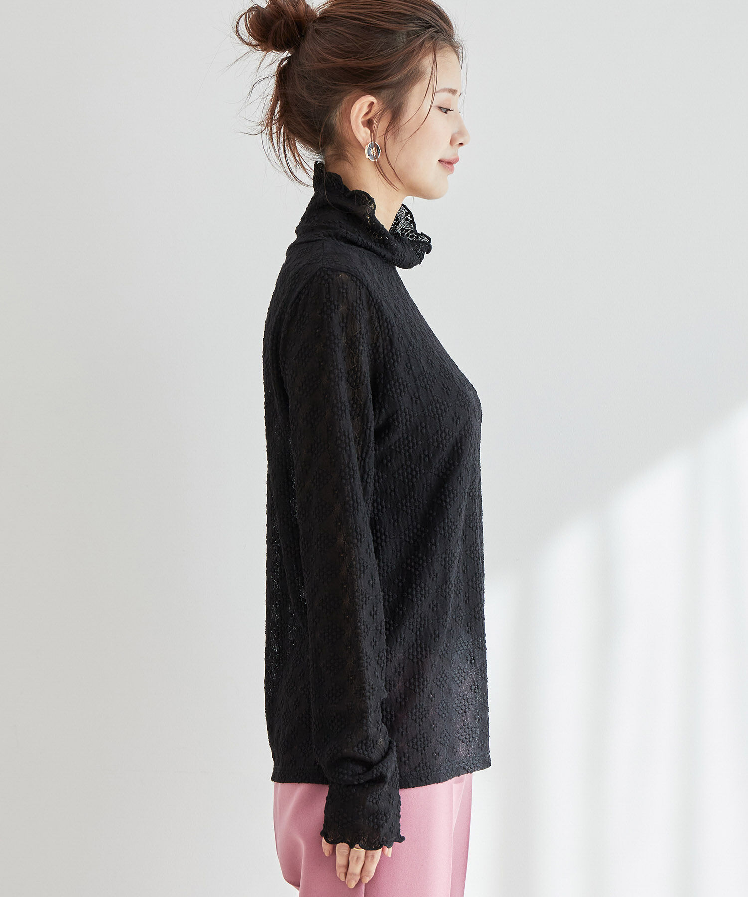 vis-a-vis「【WEB限定】万能カラーレースインナー」|Tシャツ・カットソー|