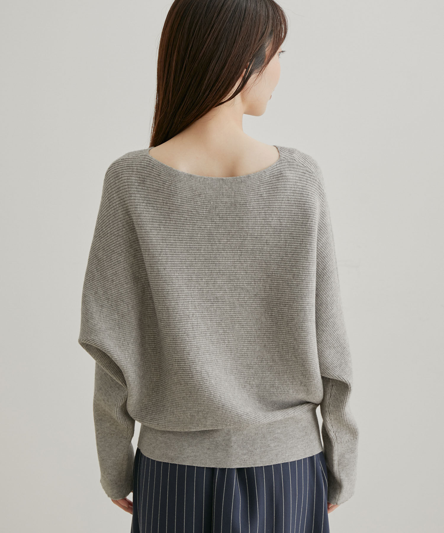 VIS「ハイゲージドルマンニットプルオーバー」|ニット・セーター|