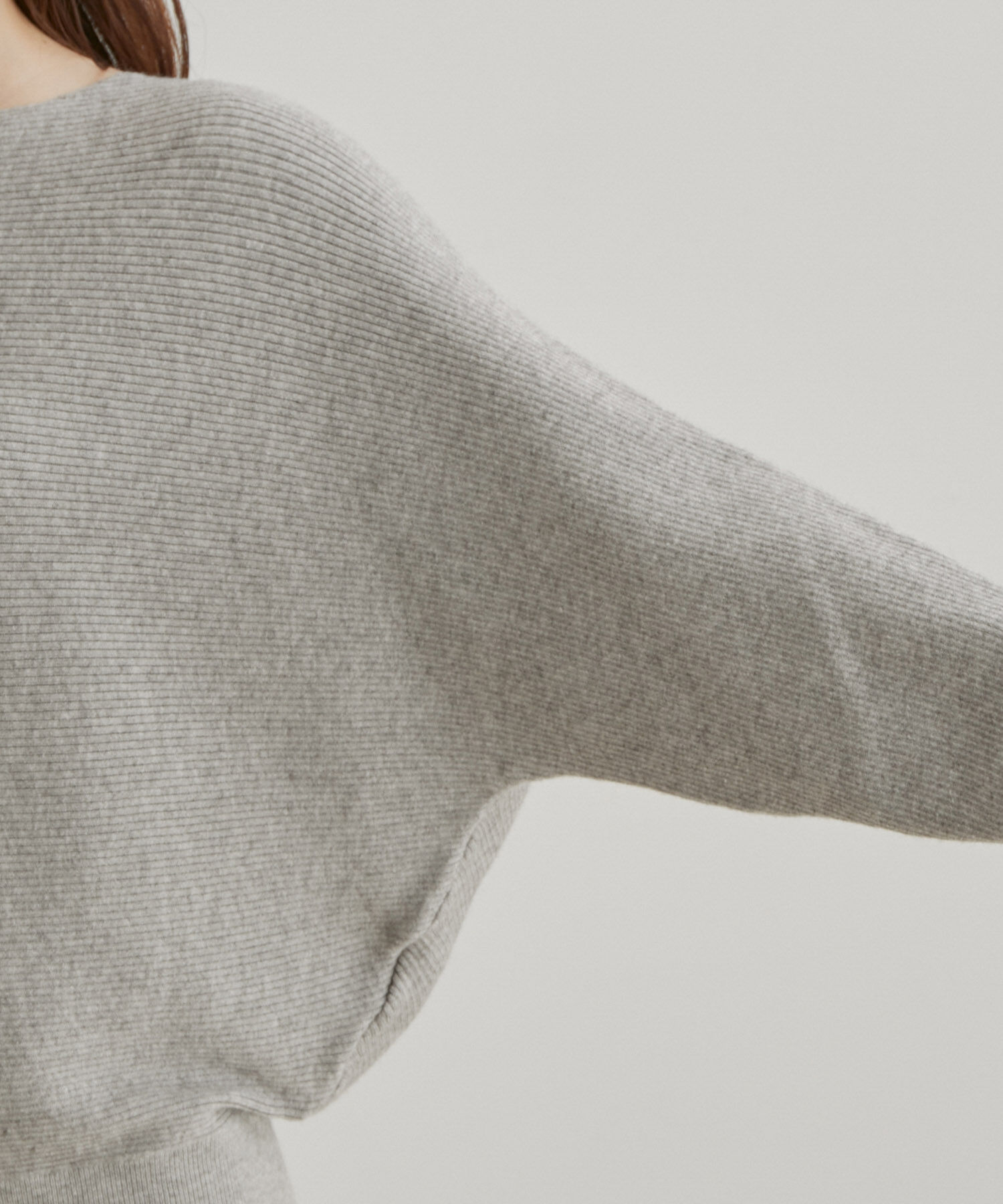 VIS「ハイゲージドルマンニットプルオーバー」|ニット・セーター|