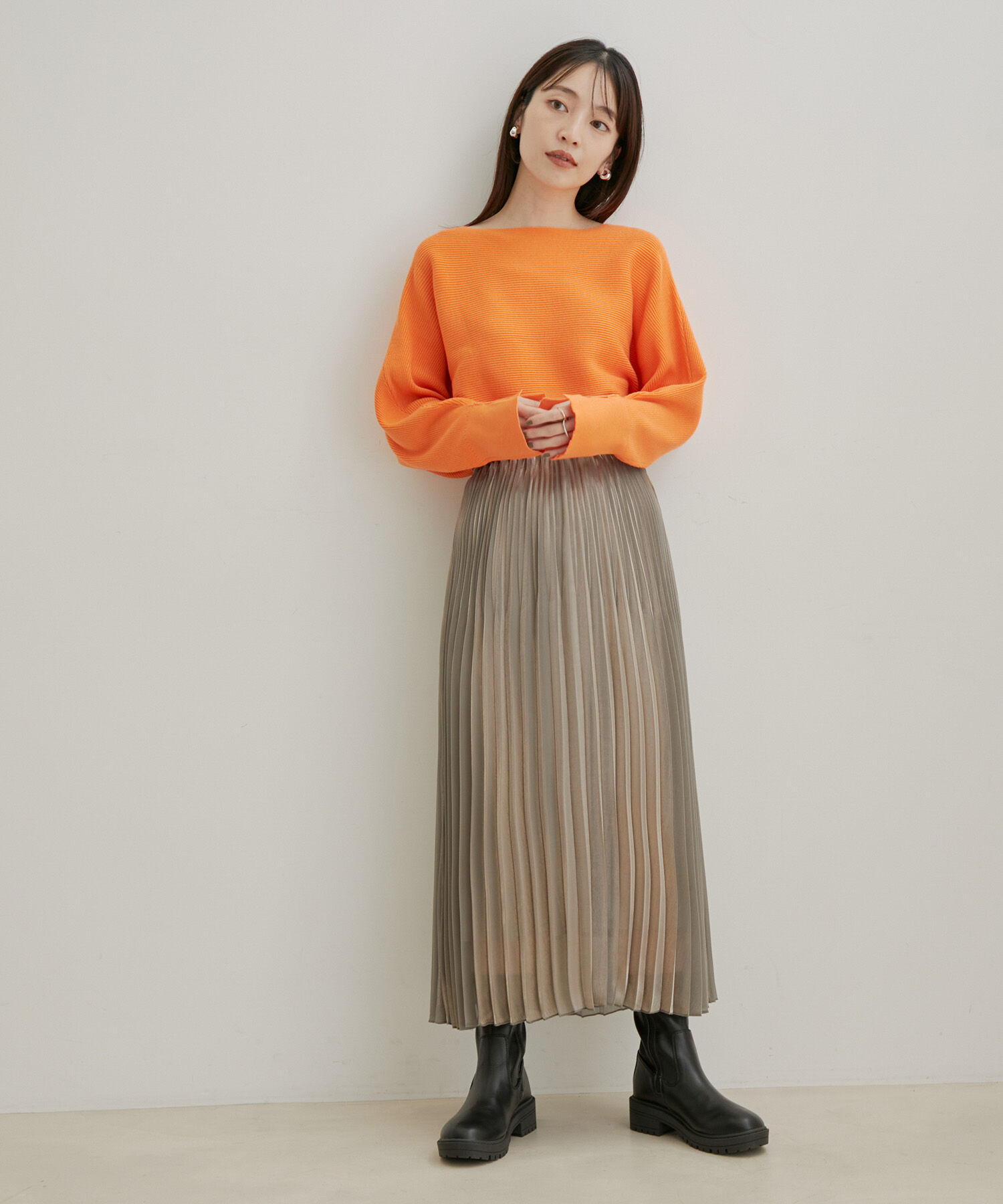 VIS「ハイゲージドルマンニットプルオーバー」|ニット・セーター|