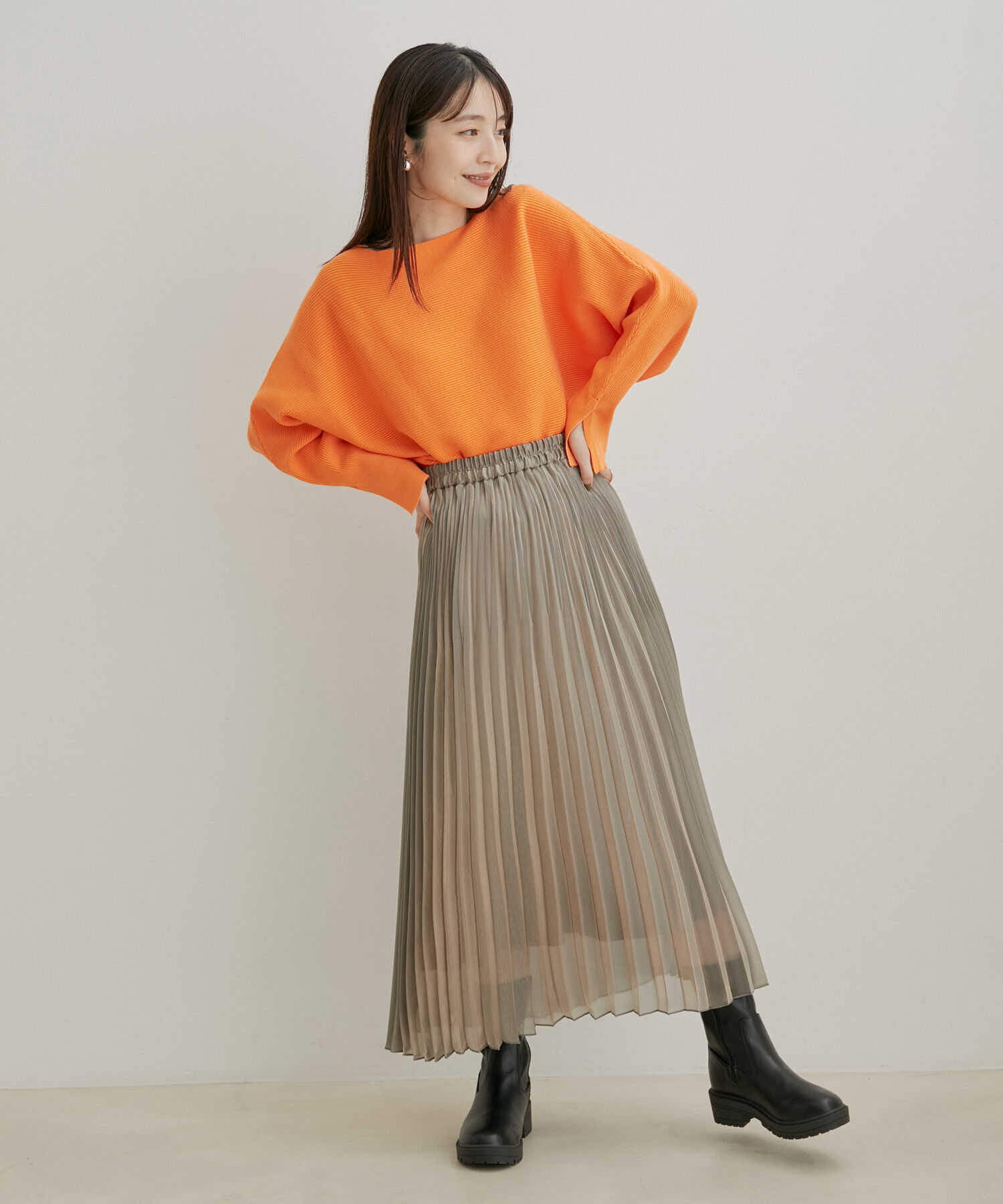 VIS「ハイゲージドルマンニットプルオーバー」|ニット・セーター|