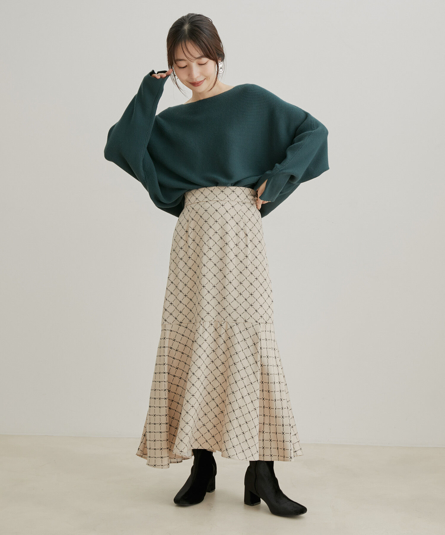 VIS「ハイゲージドルマンニットプルオーバー」|ニット・セーター|