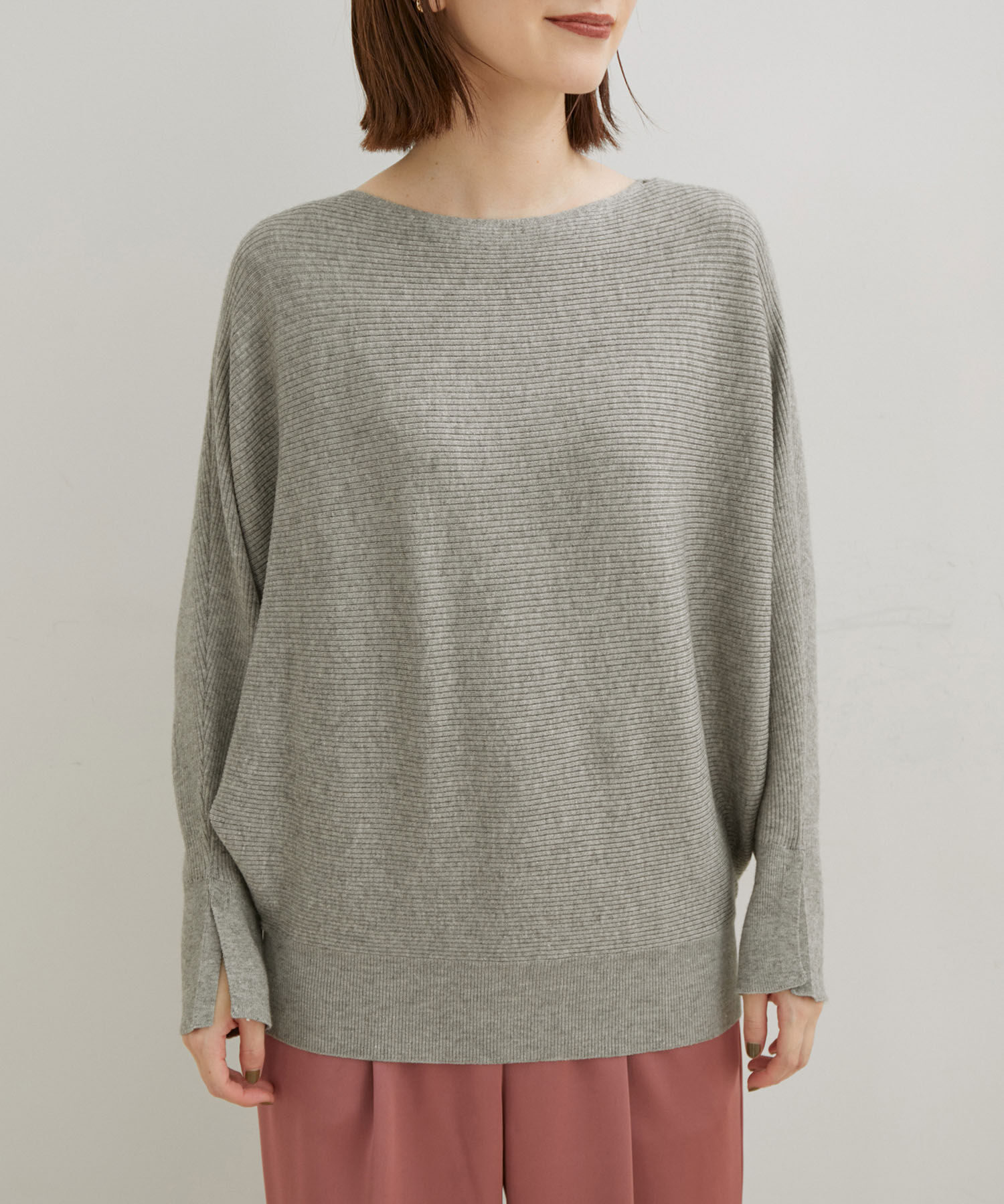 VIS「ハイゲージドルマンニットプルオーバー」|ニット・セーター|