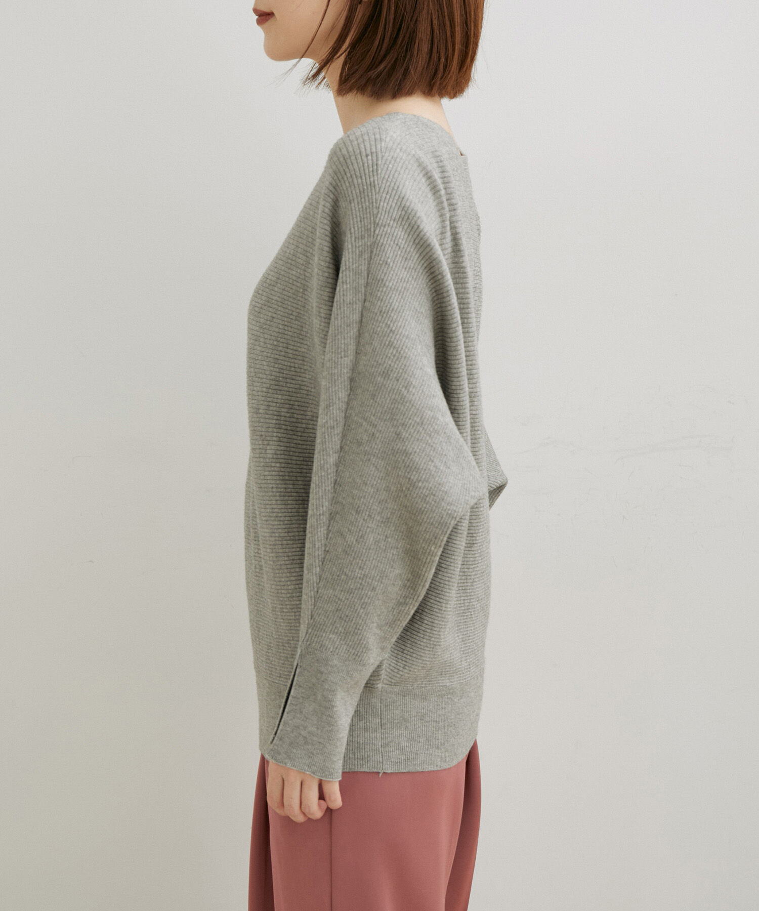 VIS「ハイゲージドルマンニットプルオーバー」|ニット・セーター|