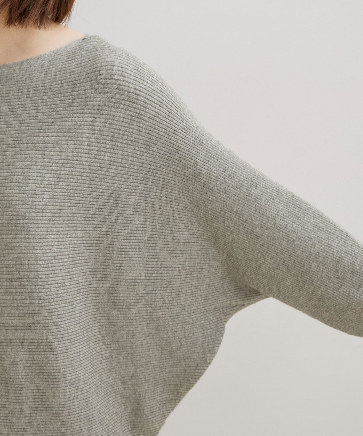 VIS「ハイゲージドルマンニットプルオーバー」|ニット・セーター|