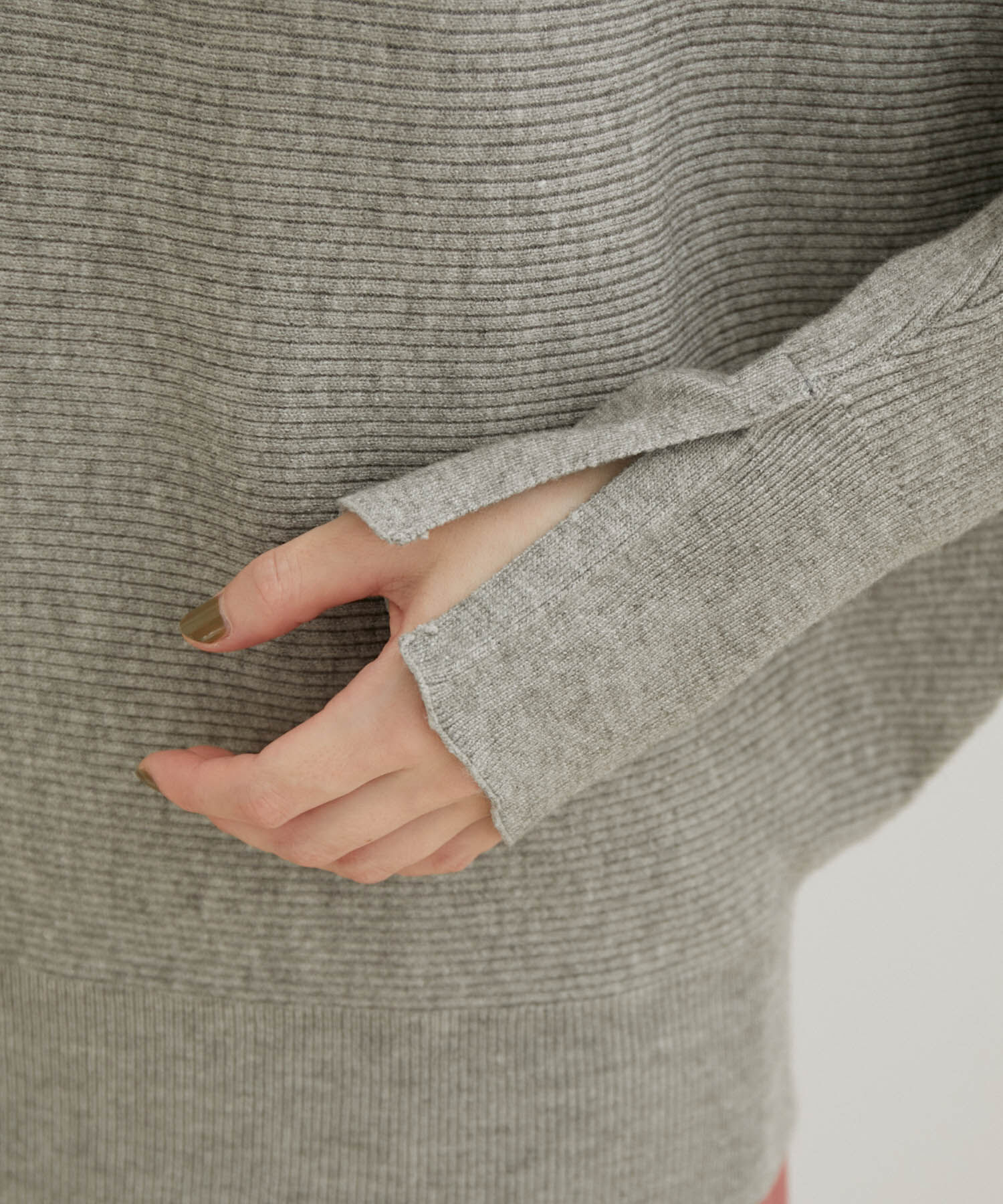 VIS「ハイゲージドルマンニットプルオーバー」|ニット・セーター|