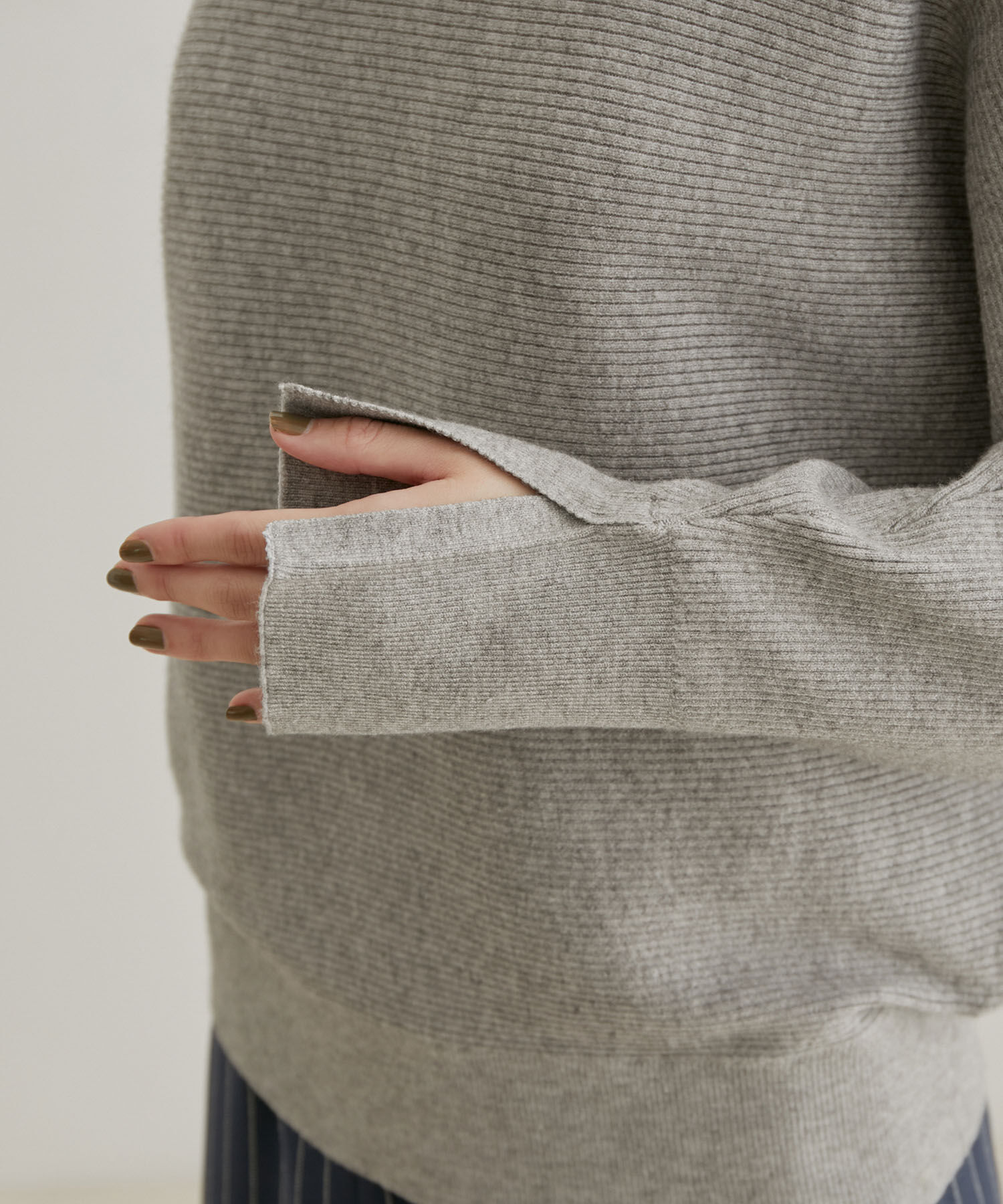 VIS「ハイゲージドルマンニットプルオーバー」|ニット・セーター|