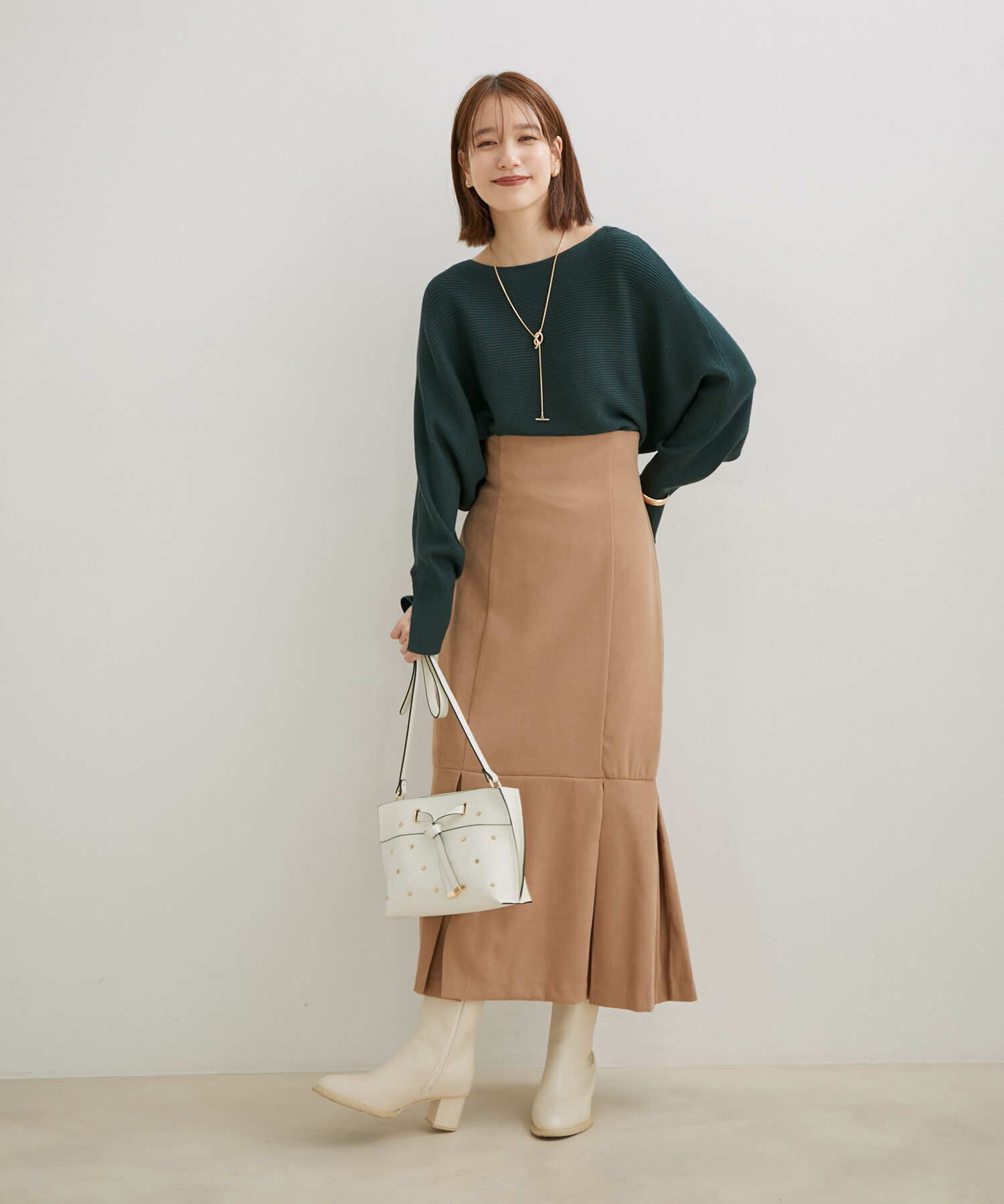 VIS「ハイゲージドルマンニットプルオーバー」|ニット・セーター|