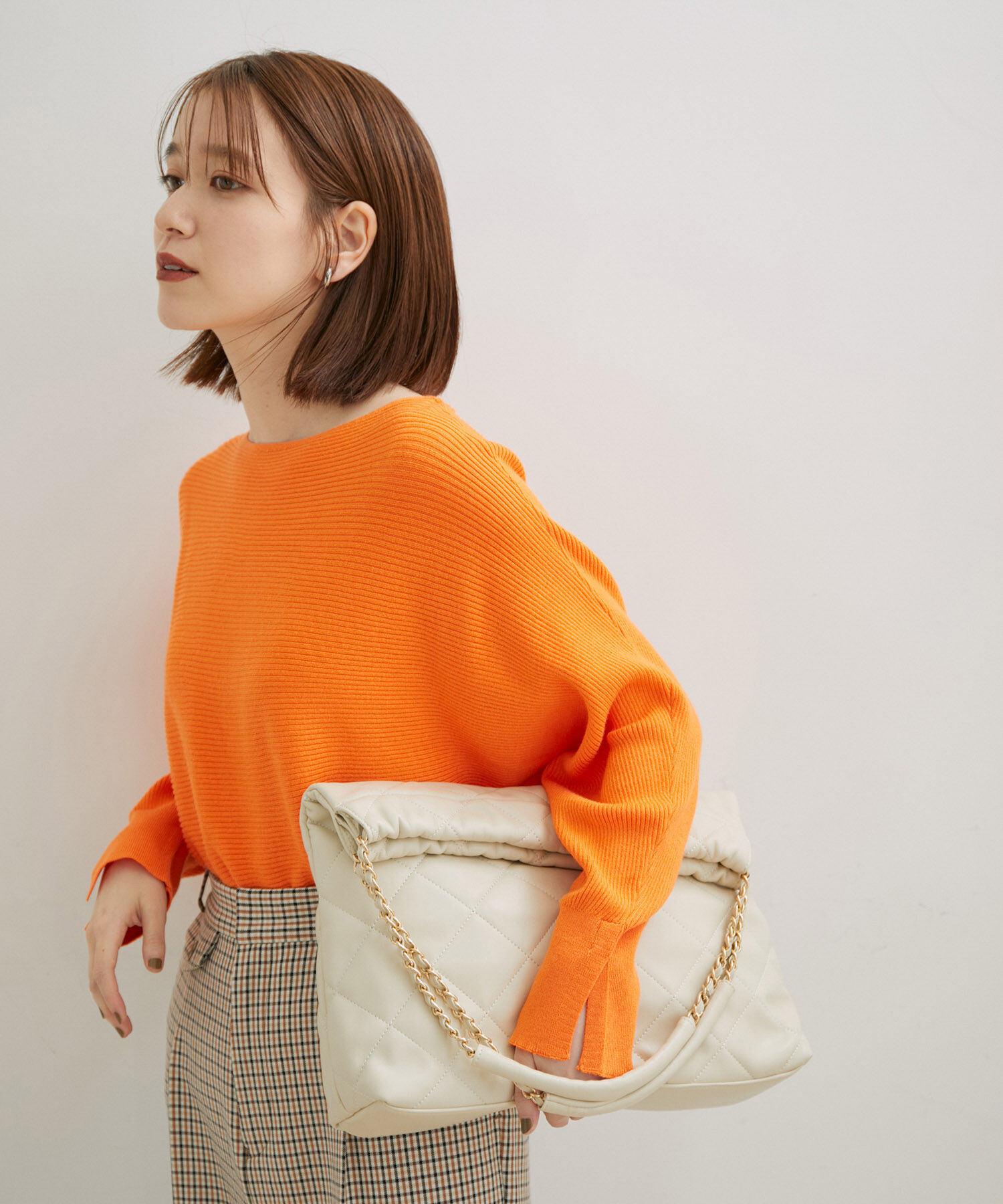 VIS「ハイゲージドルマンニットプルオーバー」|ニット・セーター|