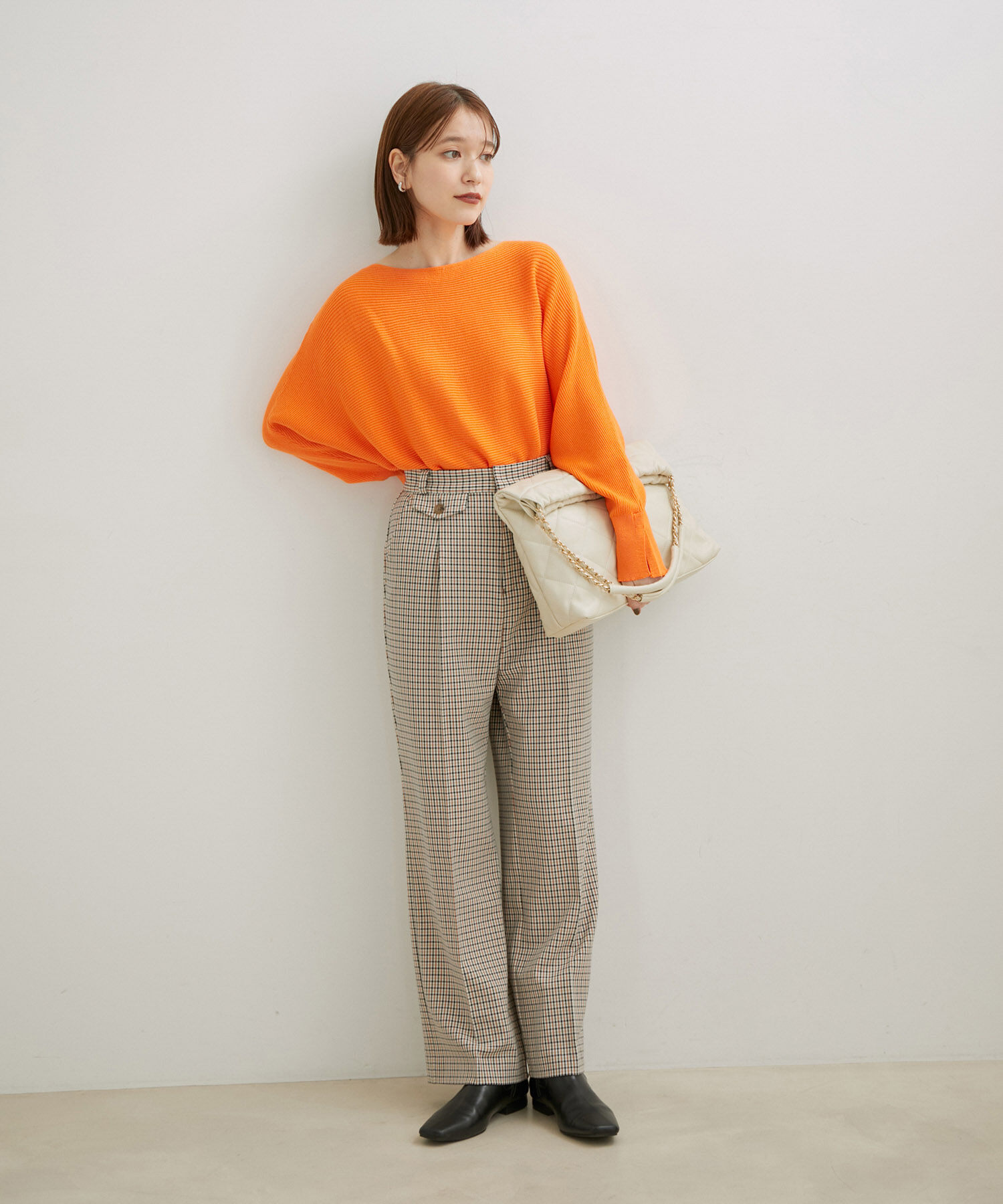 VIS「ハイゲージドルマンニットプルオーバー」|ニット・セーター|