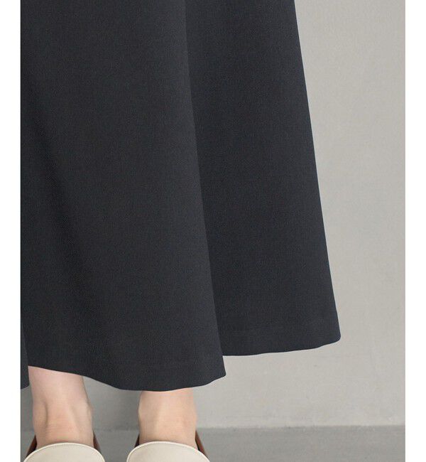 VIS「【防シワ】パウダリーツイルマーメイドスカート」|スカート|