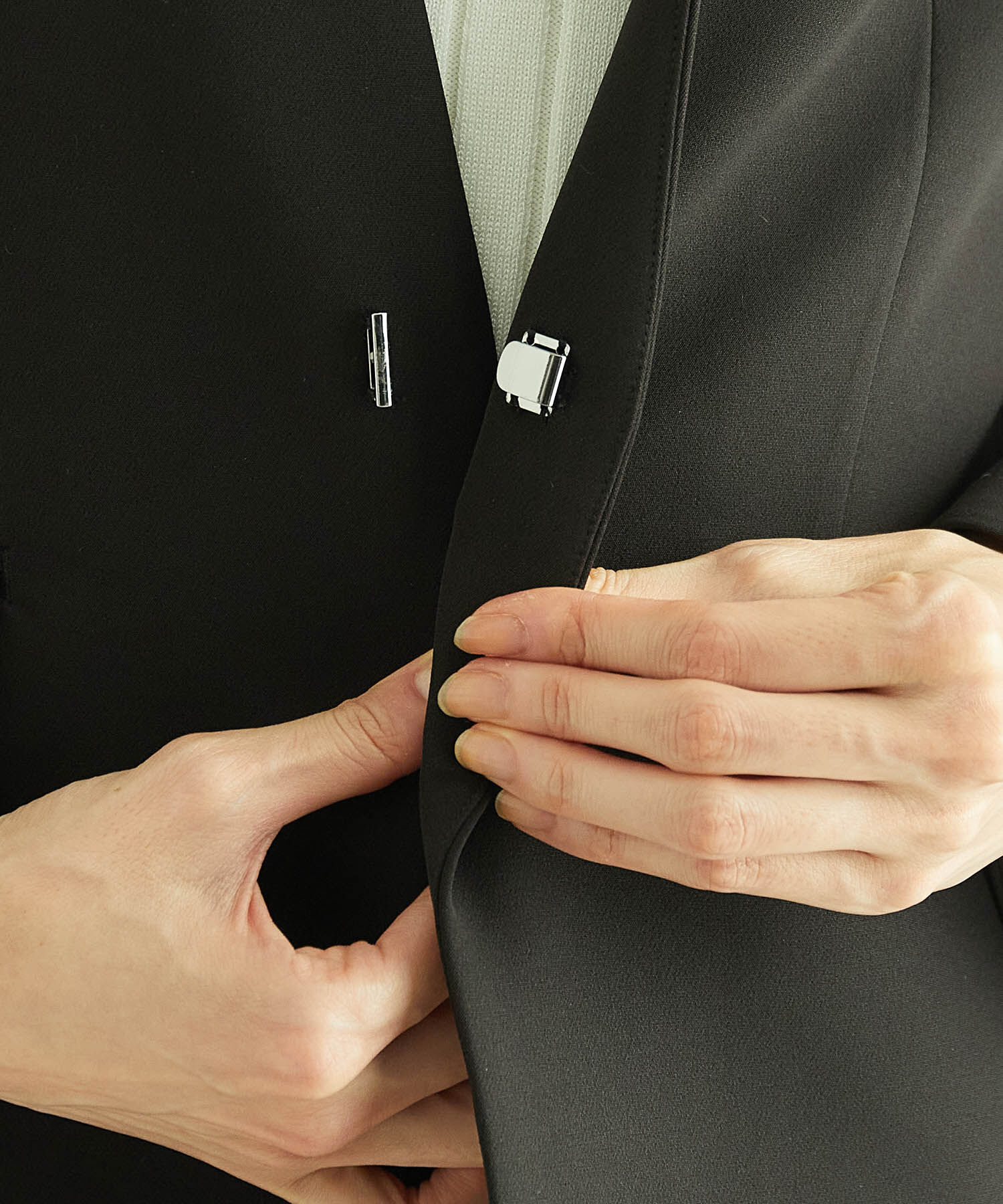 Rope&rsquo;Picnic「【360&deg;ウルトラストレッチ】セットアップ対応/ノーラペルジャケット【一部店舗限定34-42サイズ】」|ノーカラージャケット|