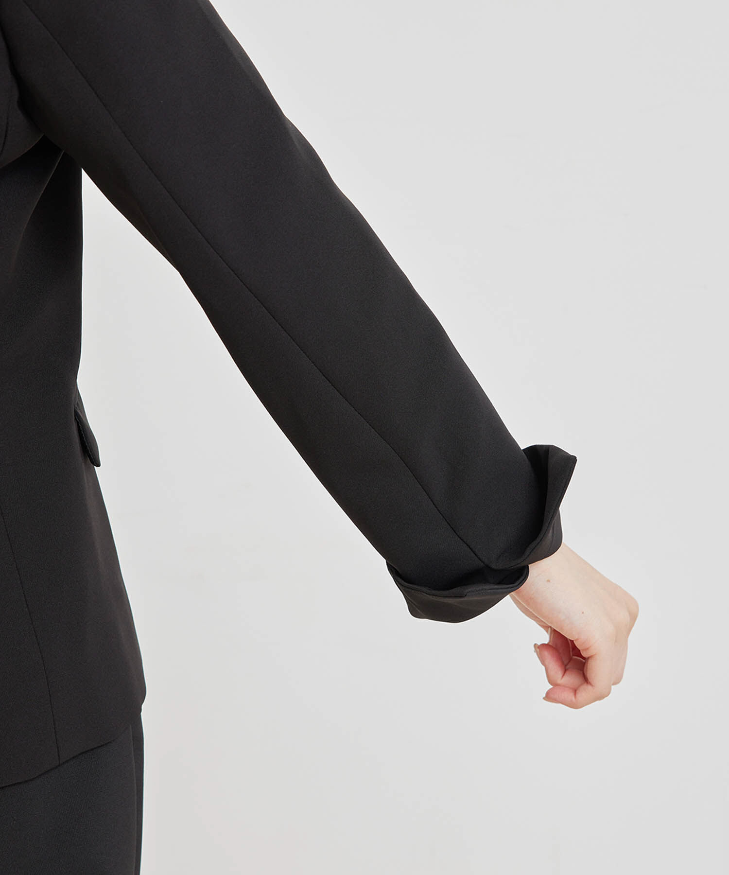 Rope&rsquo;Picnic「【360&deg;ウルトラストレッチ】セットアップ対応/ノーラペルジャケット【一部店舗限定34-42サイズ】」|ノーカラージャケット|