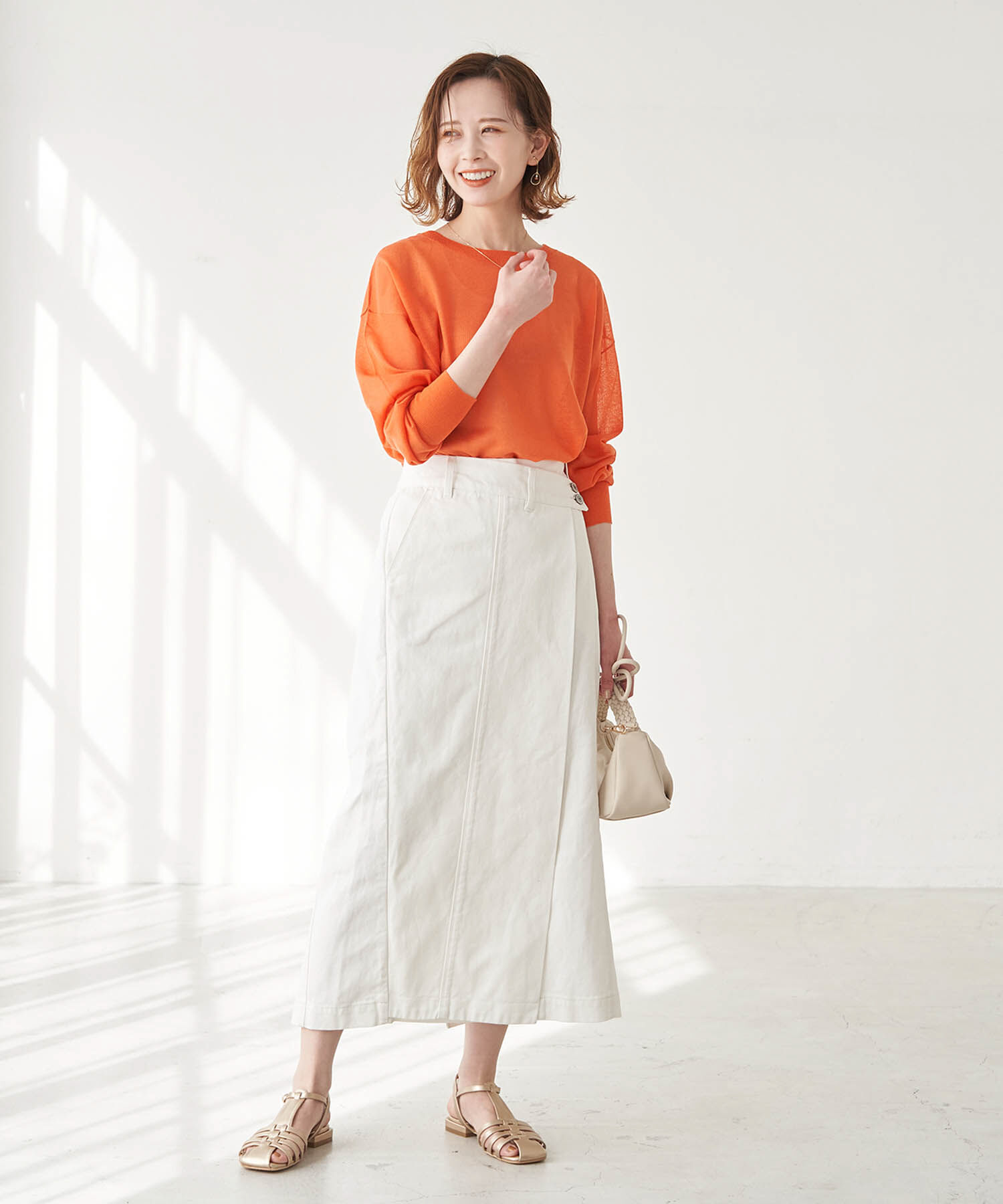 Rope&rsquo;Picnic「【emur】デニムデザインロングスカート」|スカート|