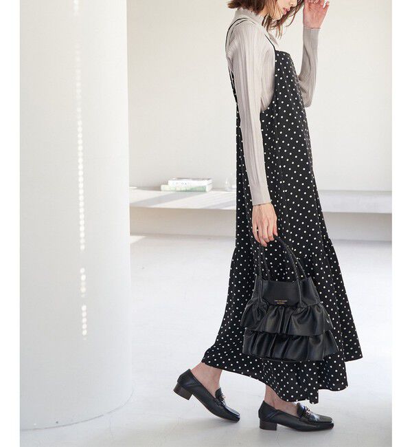 Rope&rsquo;Picnic「洗濯機OK/スカラネックリブニットプルオーバー」|ニット・セーター|