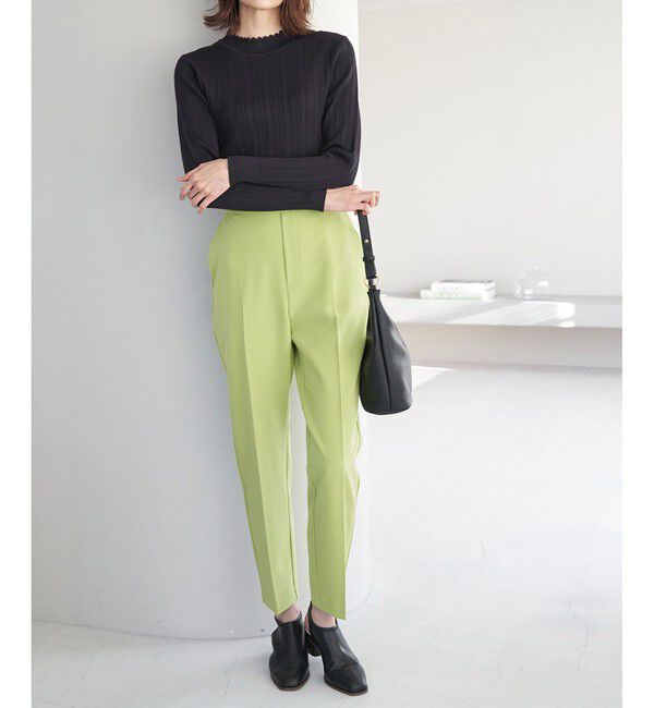 Rope&rsquo;Picnic「洗濯機OK/スカラネックリブニットプルオーバー」|ニット・セーター|