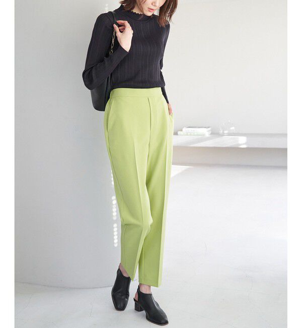 Rope&rsquo;Picnic「洗濯機OK/スカラネックリブニットプルオーバー」|ニット・セーター|