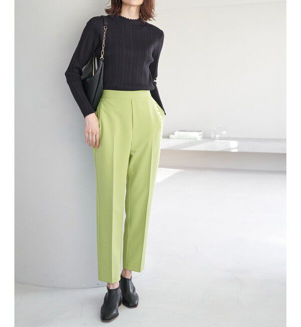 Rope&rsquo;Picnic「洗濯機OK/スカラネックリブニットプルオーバー」|ニット・セーター|