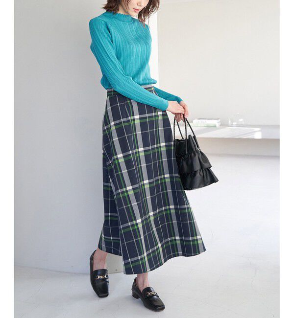 Rope&rsquo;Picnic「洗濯機OK/スカラネックリブニットプルオーバー」|ニット・セーター|