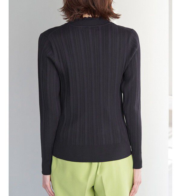 Rope&rsquo;Picnic「洗濯機OK/スカラネックリブニットプルオーバー」|ニット・セーター|