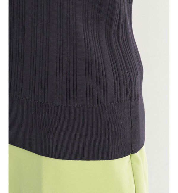 Rope&rsquo;Picnic「洗濯機OK/スカラネックリブニットプルオーバー」|ニット・セーター|