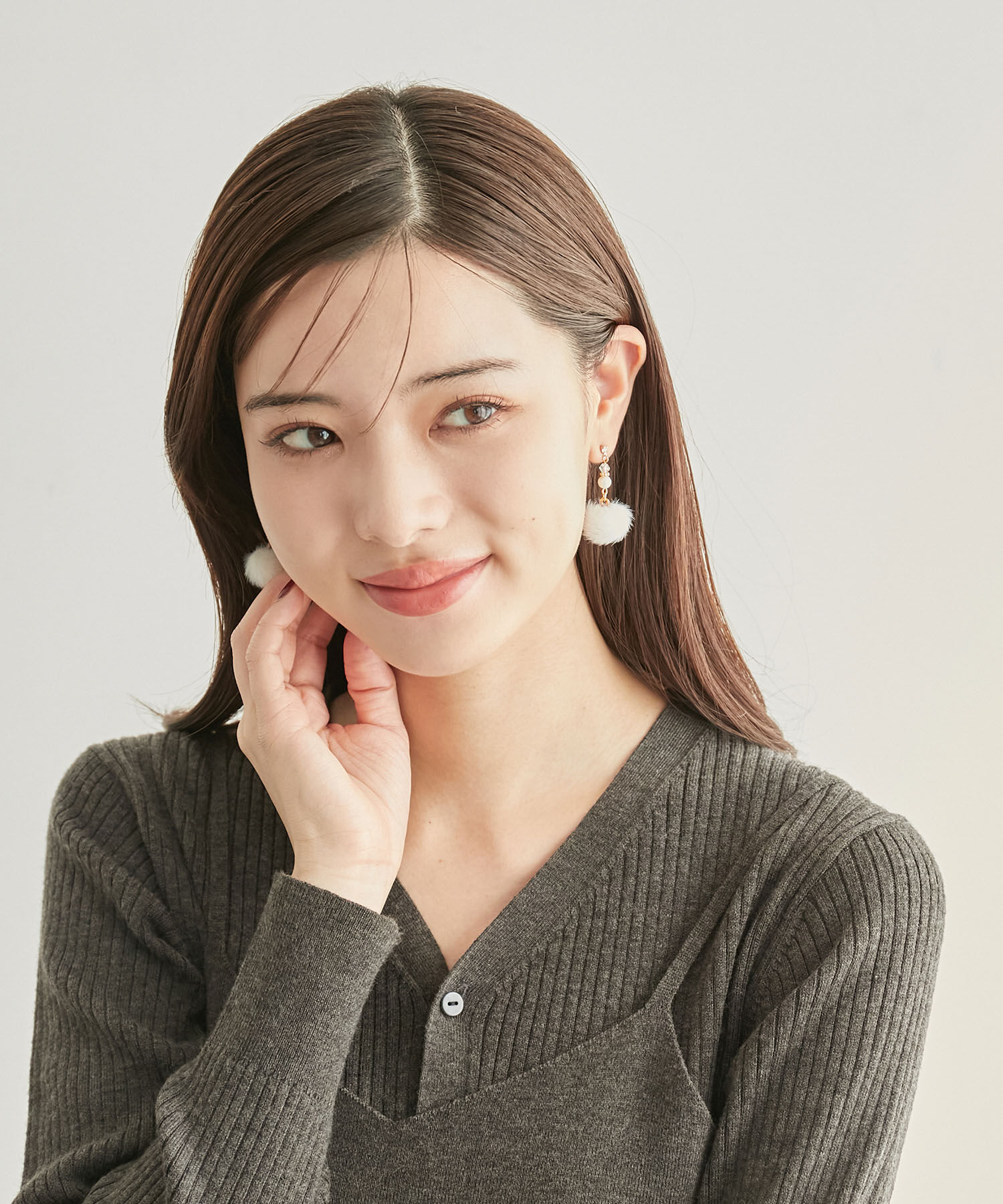 ROPE PICNIC PASSAGE「ファー&times;パールピアス」|ピアス|キナリ(16)