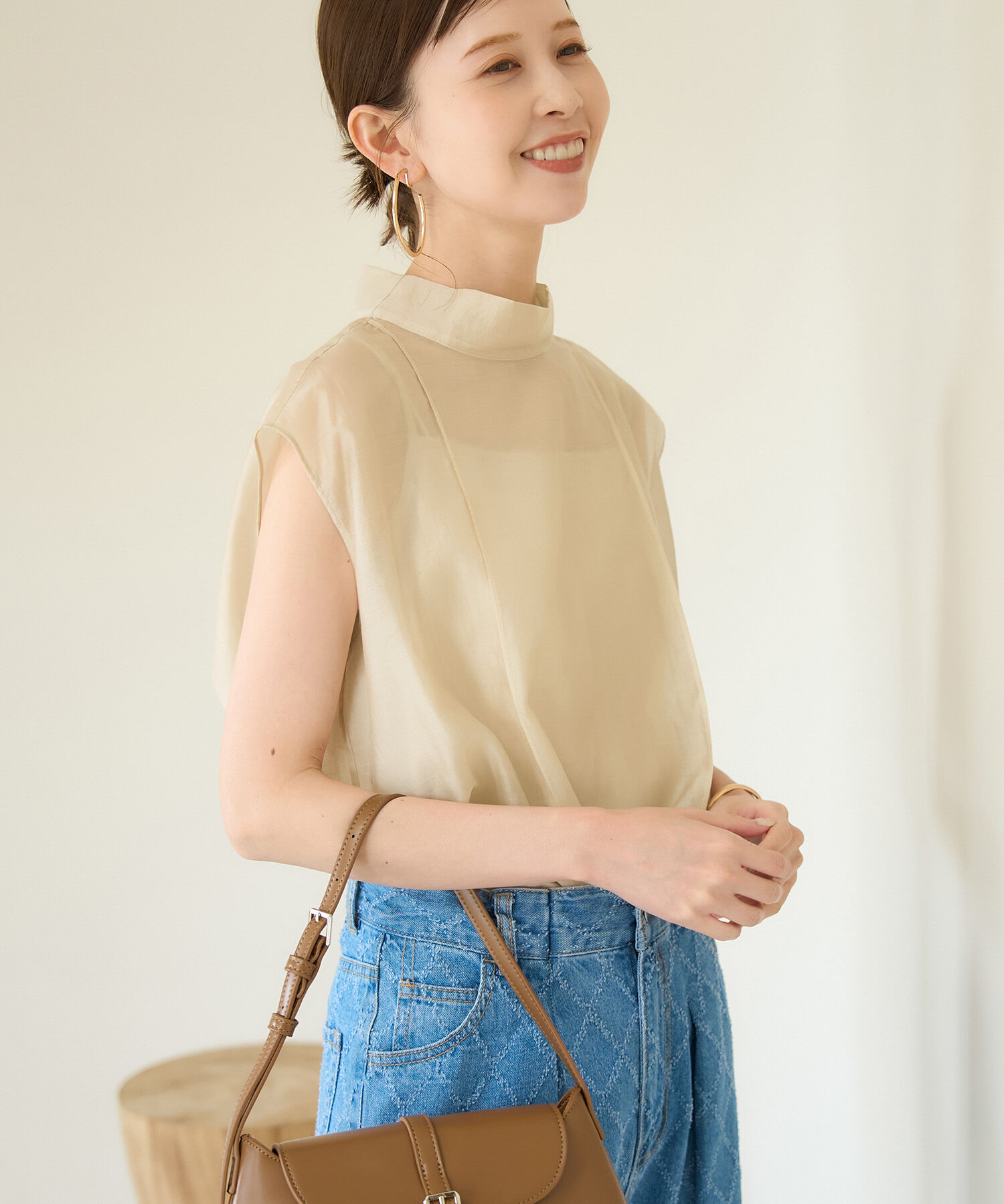 Rope&rsquo;Picnic「インナーつきシアーブラウス」|シャツ・ブラウス|