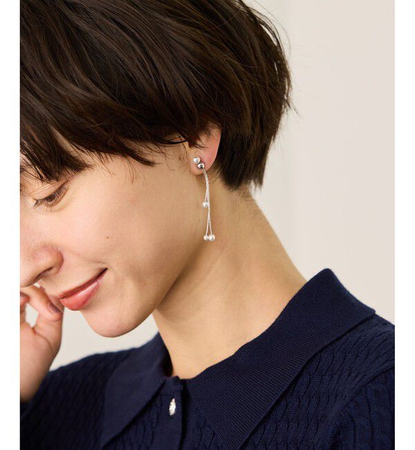 ROPE PICNIC PASSAGE「パールロングピアス」|ピアス|