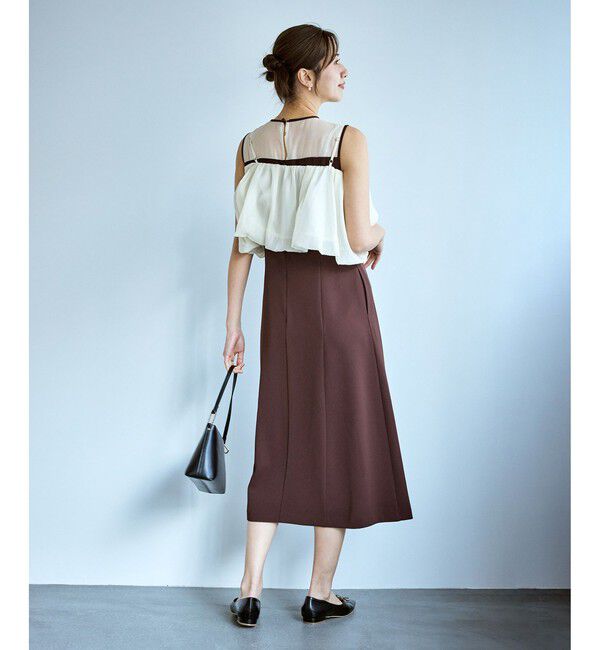 Rope&rsquo;Picnic「【Mon E&rsquo;toile/モンエトワール】バルーンビスチェセットワンピース/マルチWAY」|ドレス|