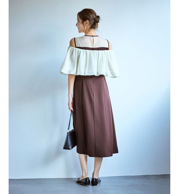 Rope&rsquo;Picnic「【Mon E&rsquo;toile/モンエトワール】バルーンビスチェセットワンピース/マルチWAY」|ドレス|