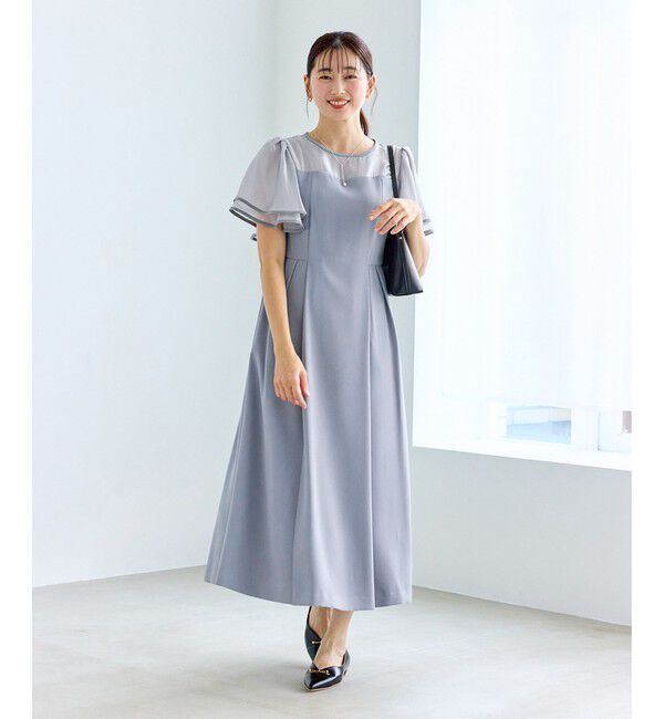 Rope&rsquo;Picnic「【Mon E&rsquo;toile/モンエトワール】フレア袖ビスチェデザインワンピース」|ドレス|